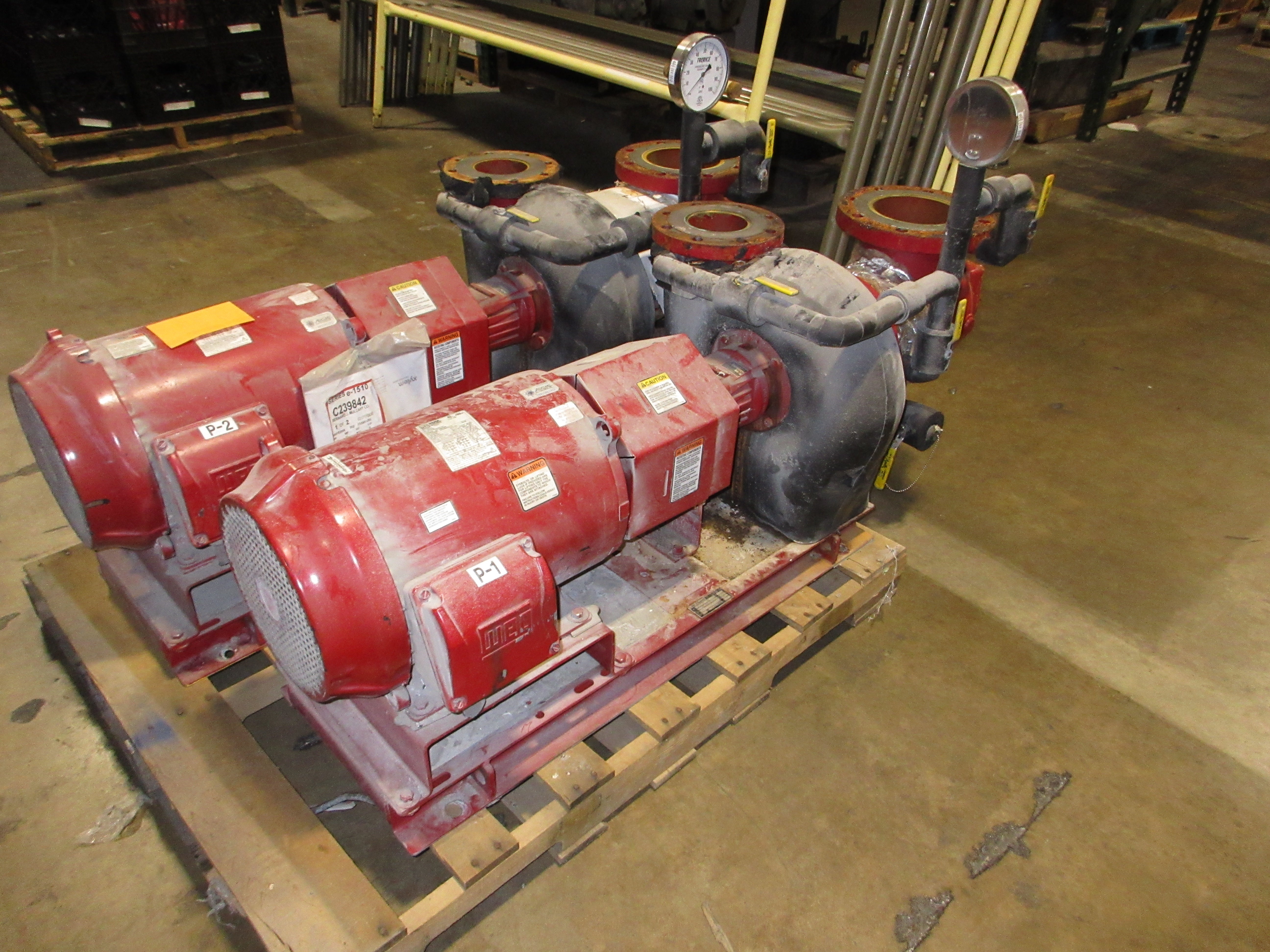 Bell & Gossett e-1510 Pump e-1510 SSF 9.25 4BD 15HP 1800RPM 71FT Head Used