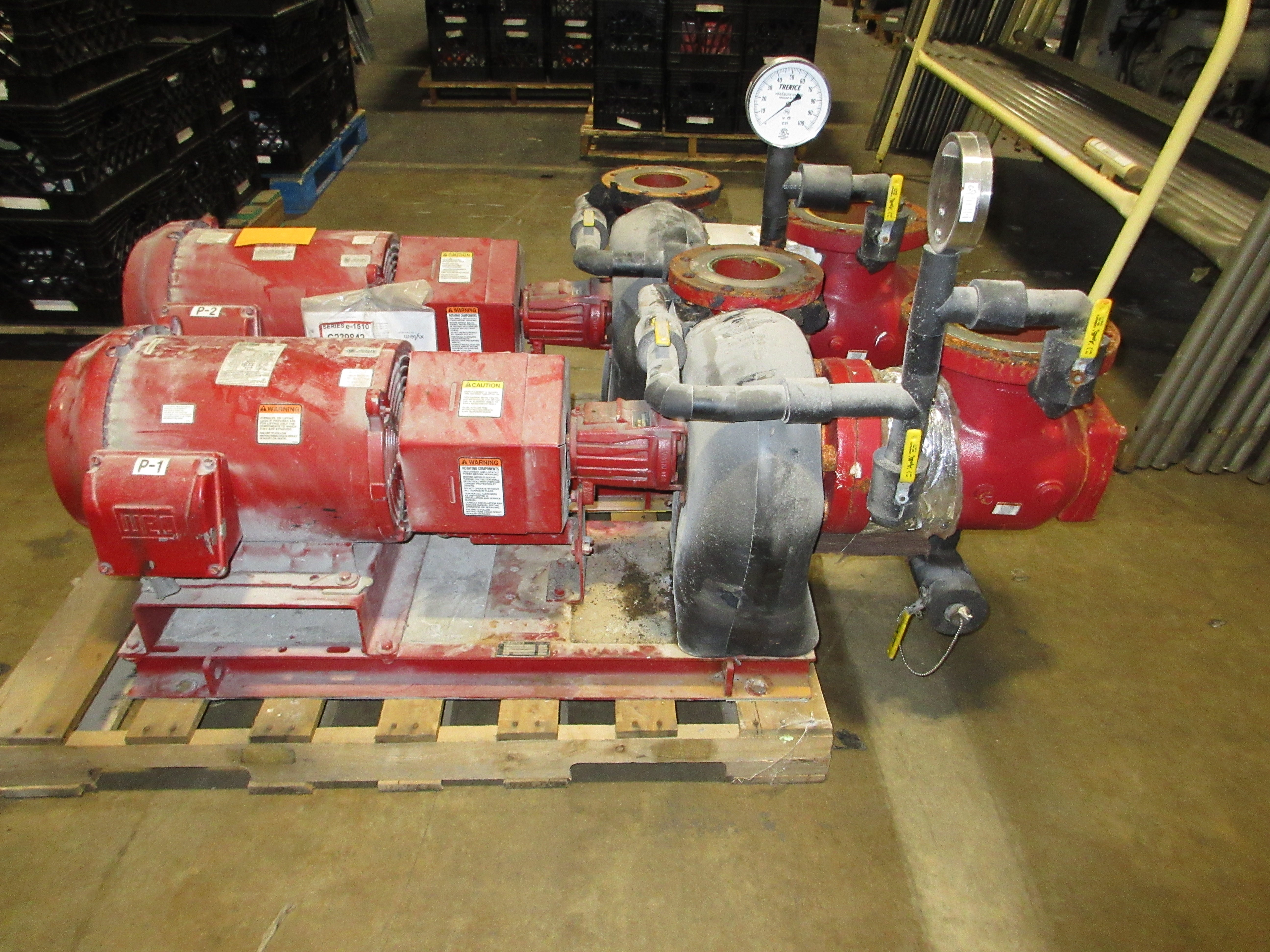 Bell & Gossett e-1510 Pump e-1510 SSF 9.25 4BD 15HP 1800RPM 71FT Head Used