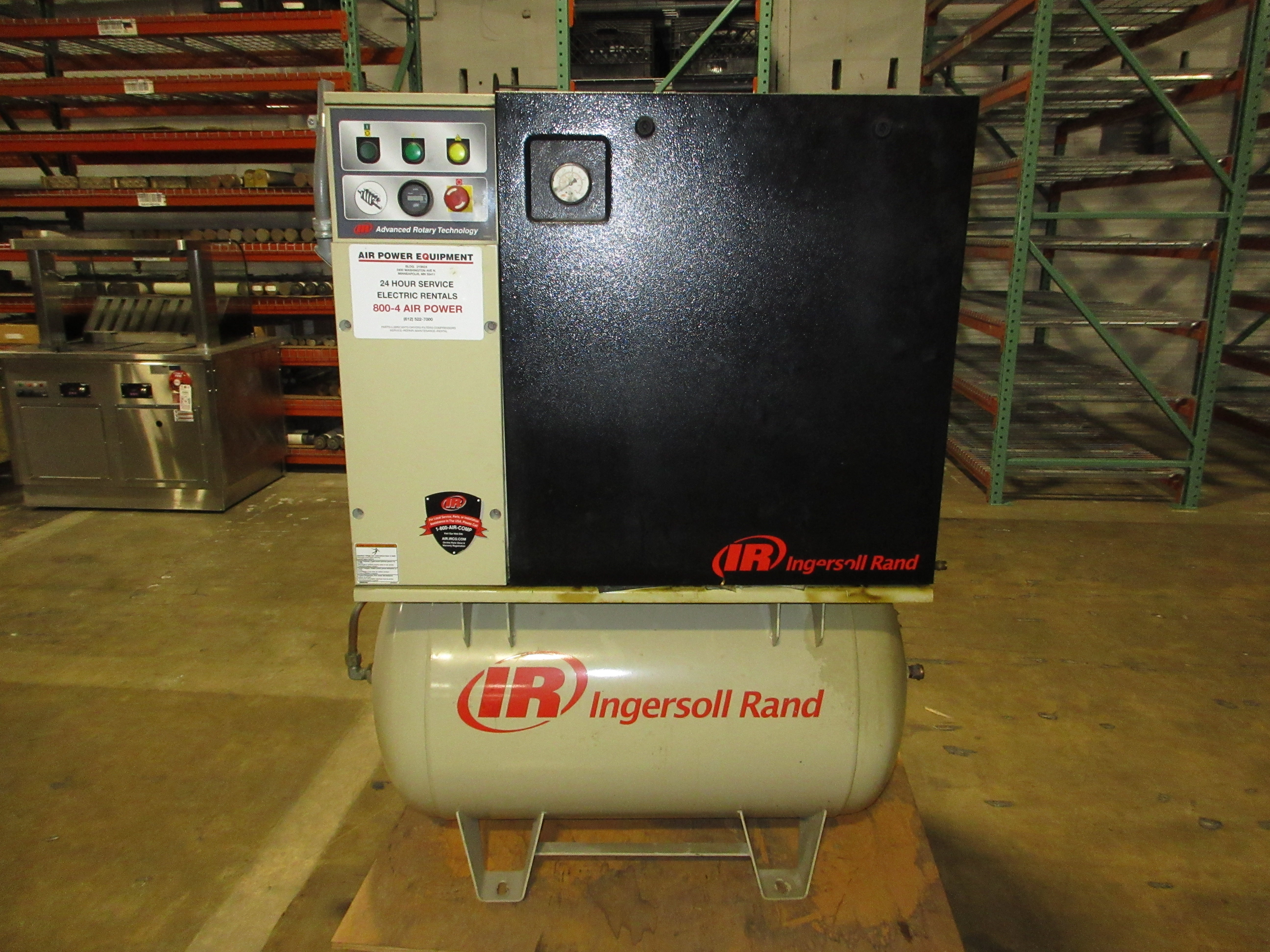 Ingersoll Rand Rotary Screw Air Compressor UP6-15c-125 55CFM 6250RPM 3Ph Used