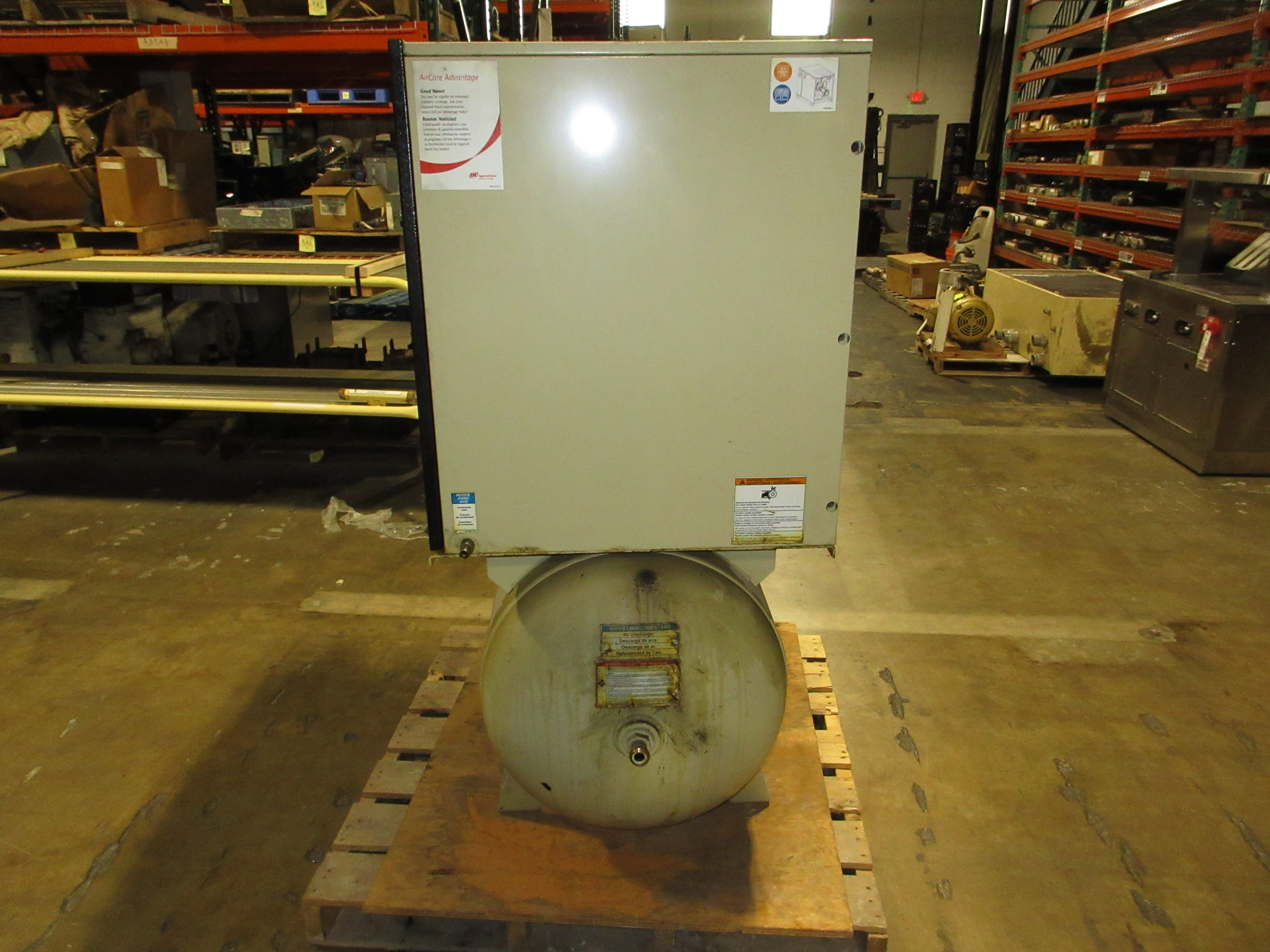 Ingersoll Rand Rotary Screw Air Compressor UP6-15c-125 55CFM 6250RPM 3Ph Used