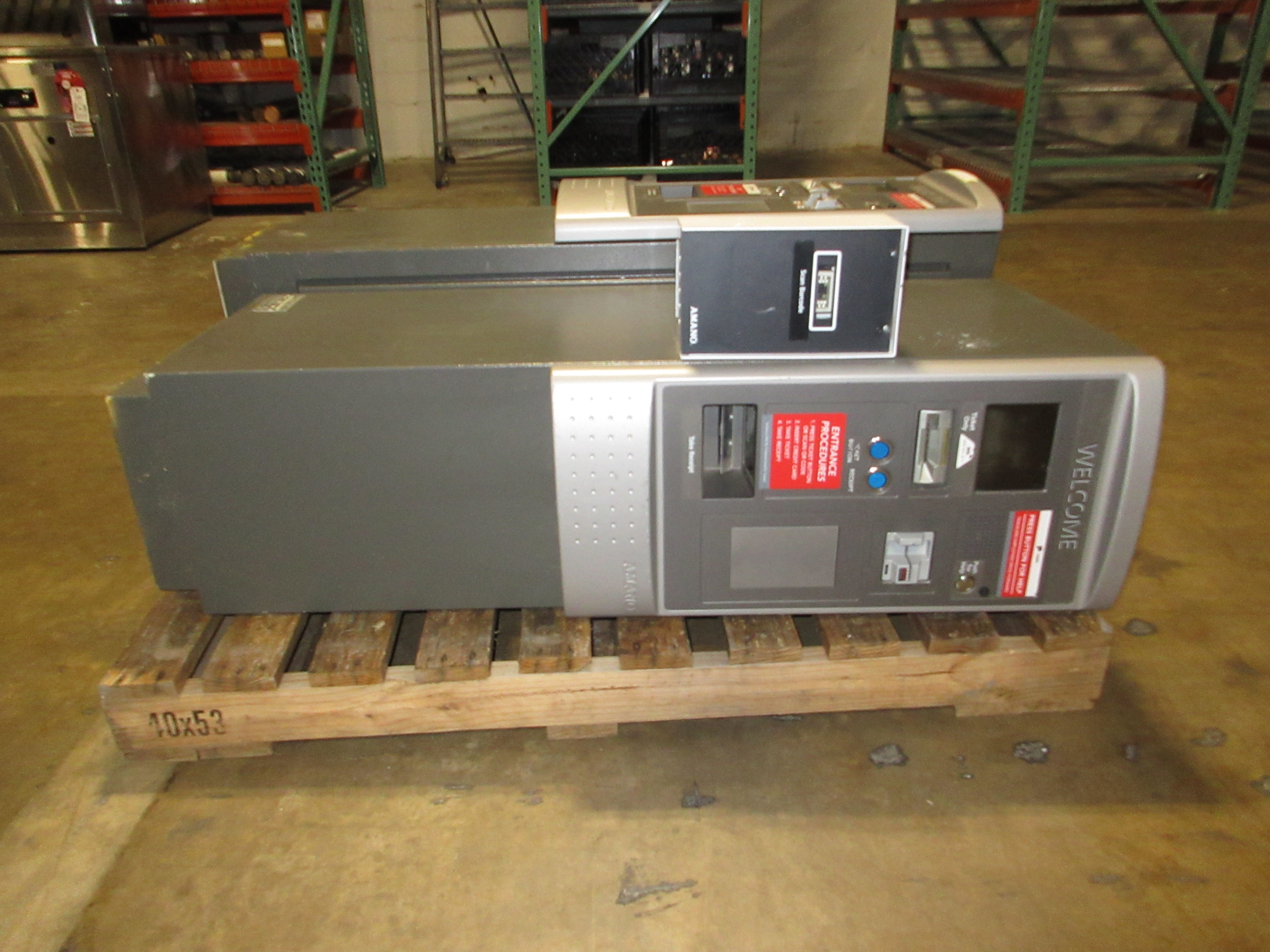 Amano McGann Parking Validation Ticket Dispenser 0-2700/0S1-00P5 120V 10A 60Hz