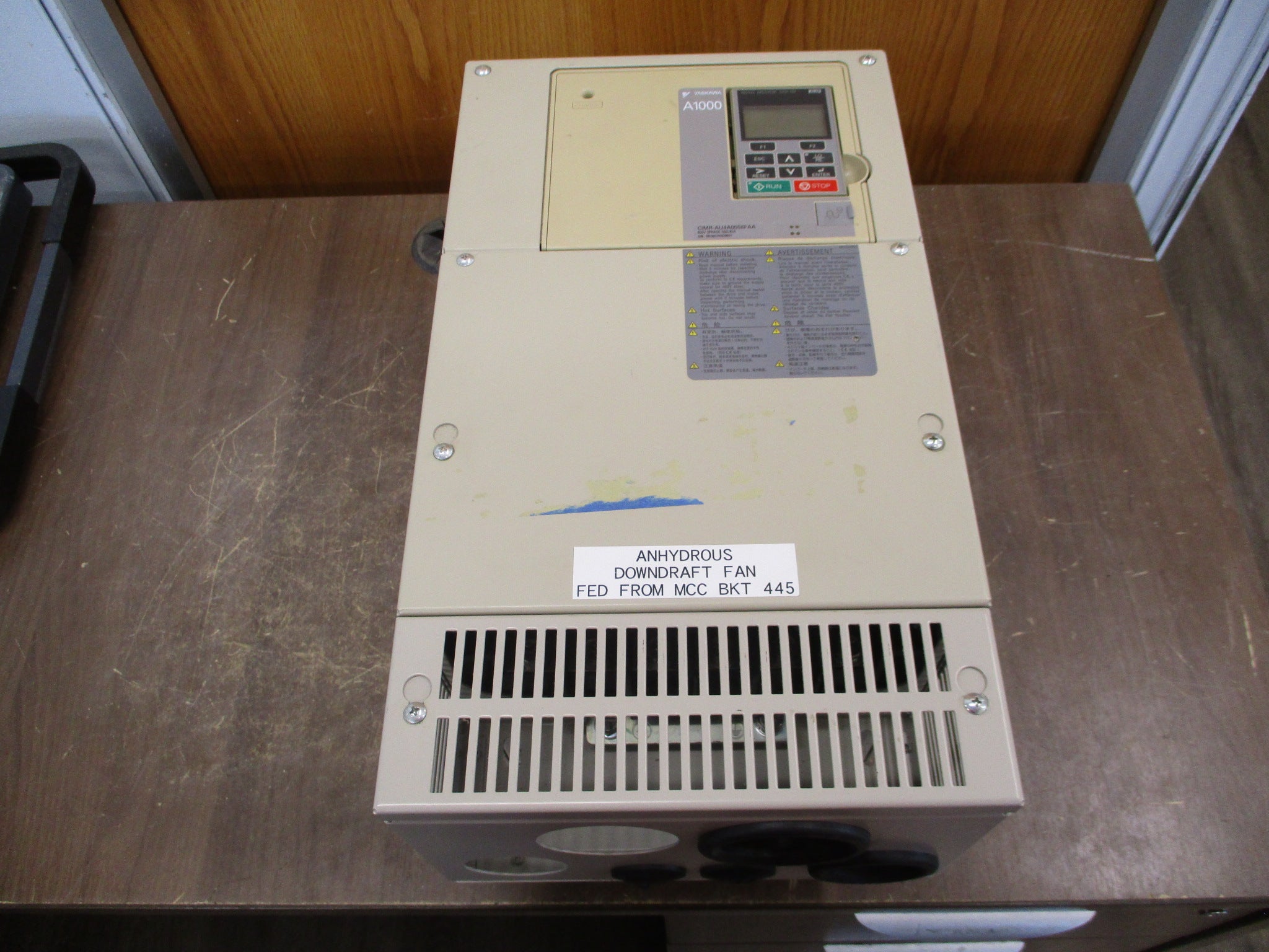 Yaskawa A1000 AC Drive CIMR-AU4A0058FAA 40HP 3Ph w/ Keypad Used