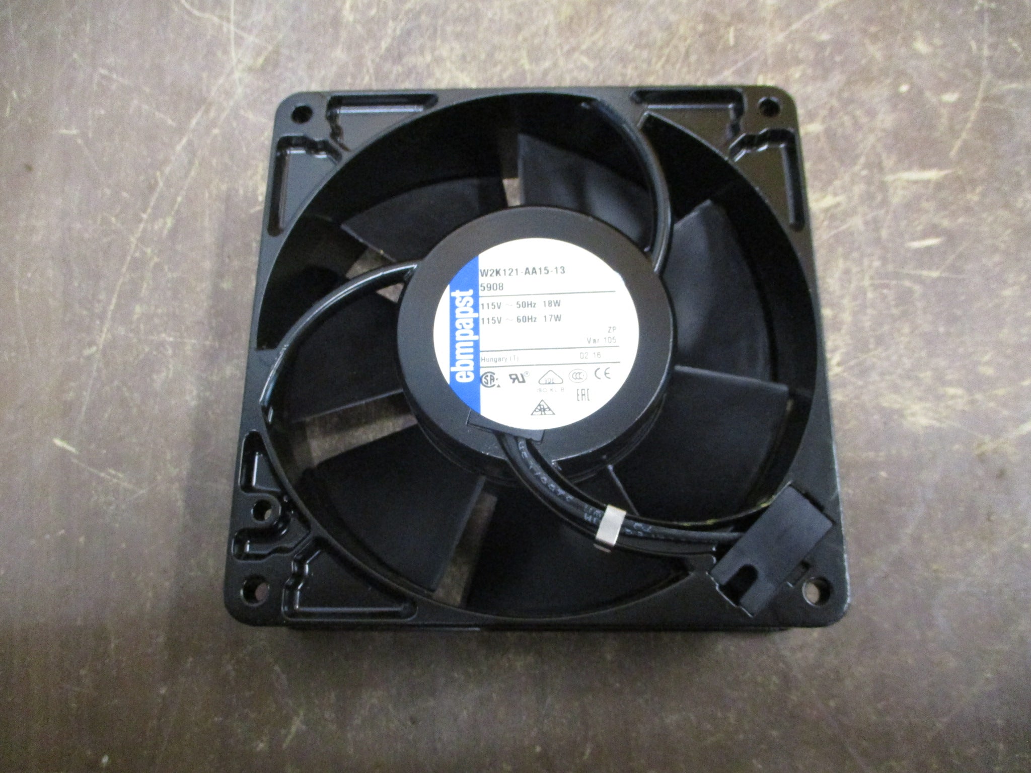 embpapst Axial Fan W2K121-AA15-13 115V 50/60Hz *No Box* New Surplus