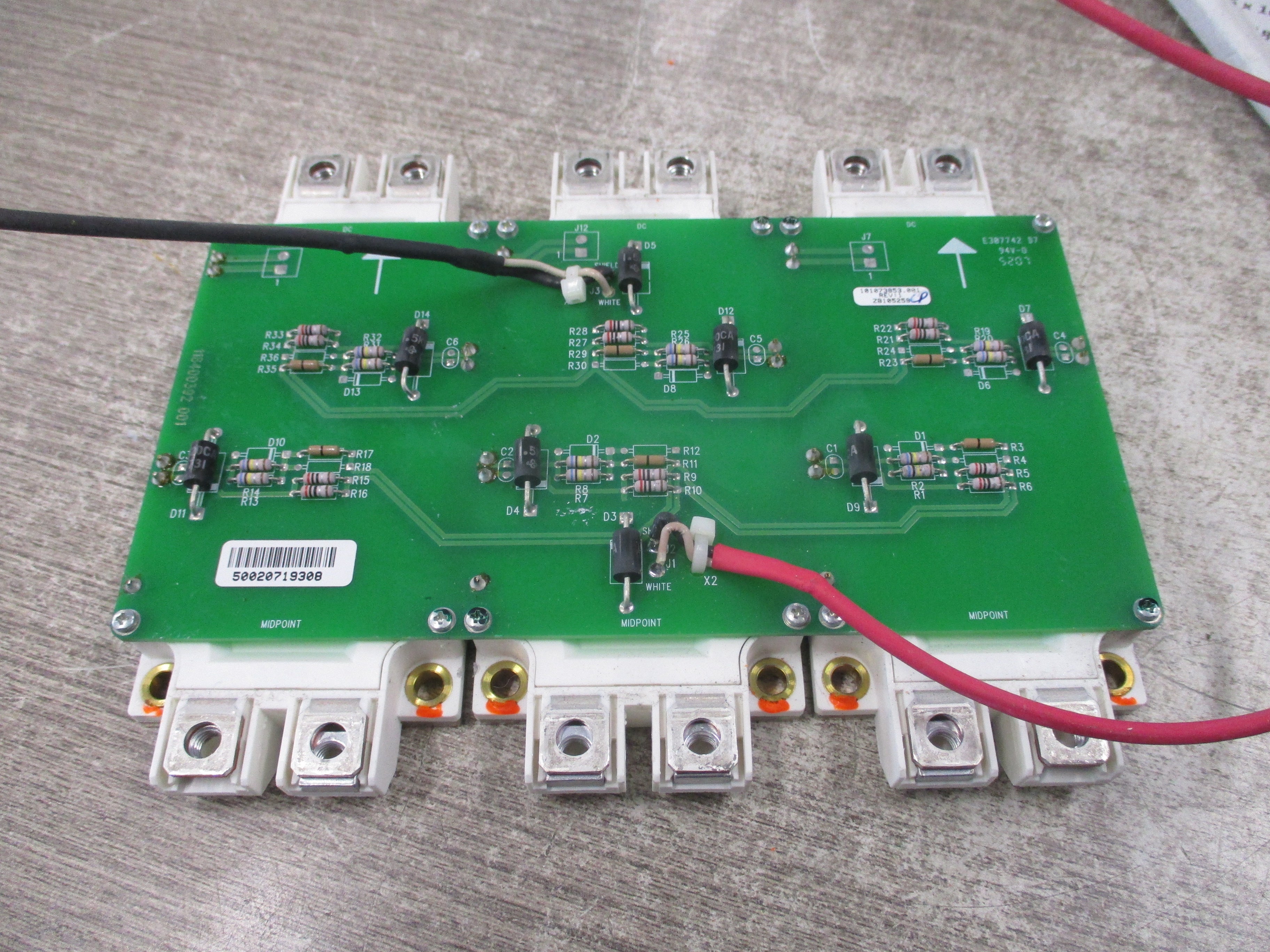 Eupec IGBT Assembly 101073853.001 Rev. 1 (3) FF300R12ME3 Modules Used