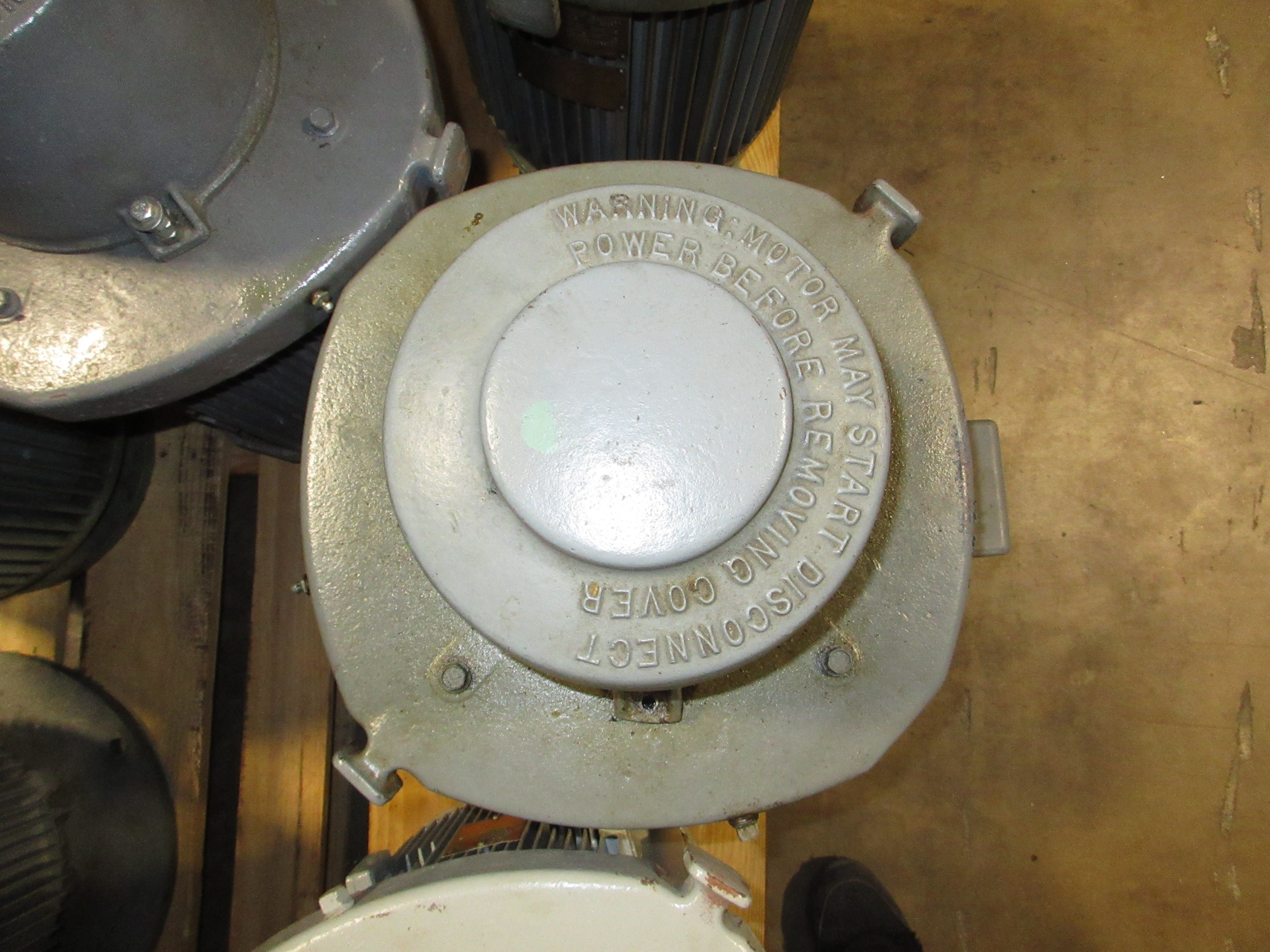 GE Vertical Motor 5K254DP6005 15HP 1800RPM 230/460V 40.8/20.4A 60Hz 3Ph Used