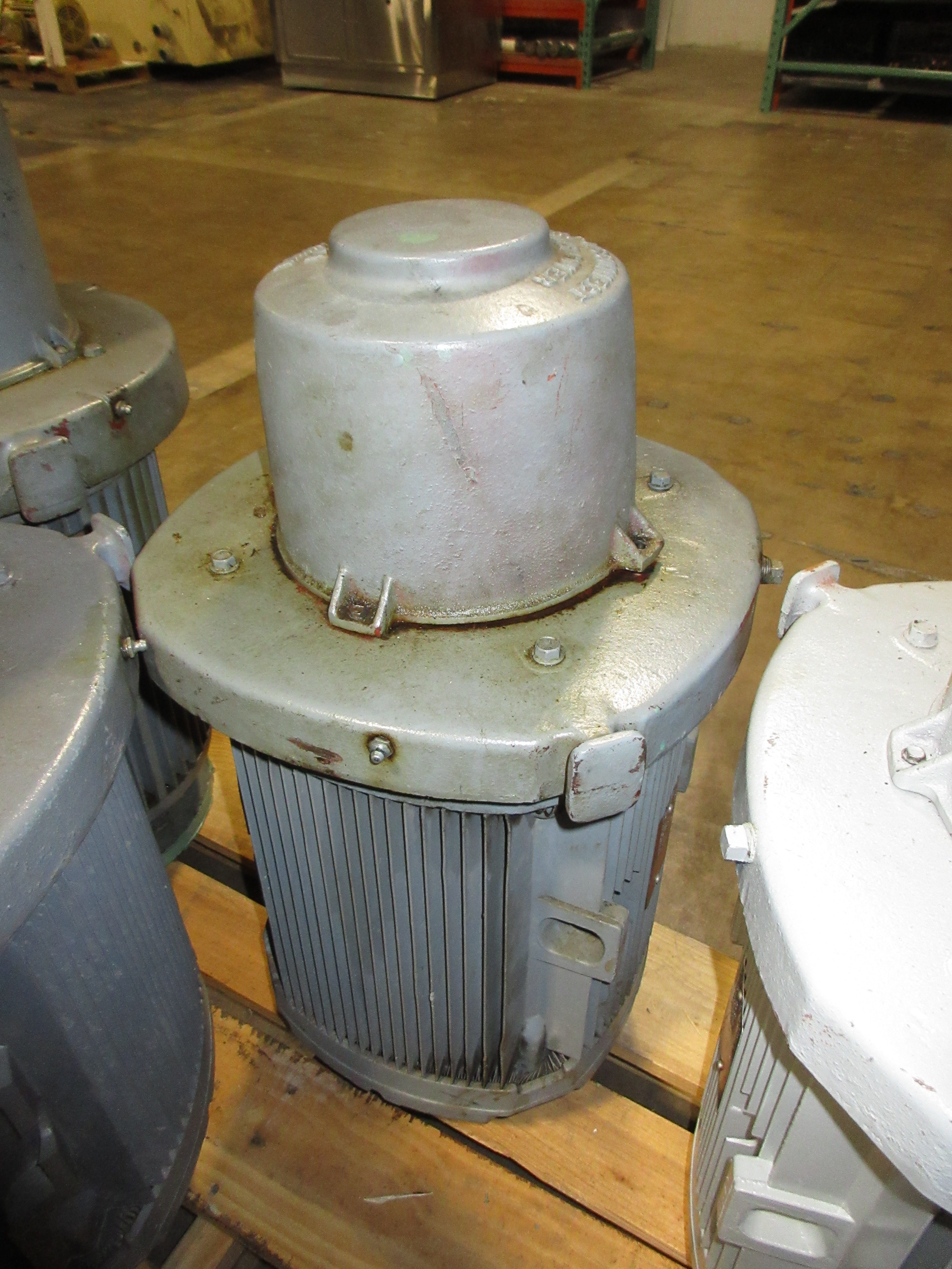 GE Vertical Motor 5K254DP6005 15HP 1800RPM 230/460V 40.8/20.4A 60Hz 3Ph Used