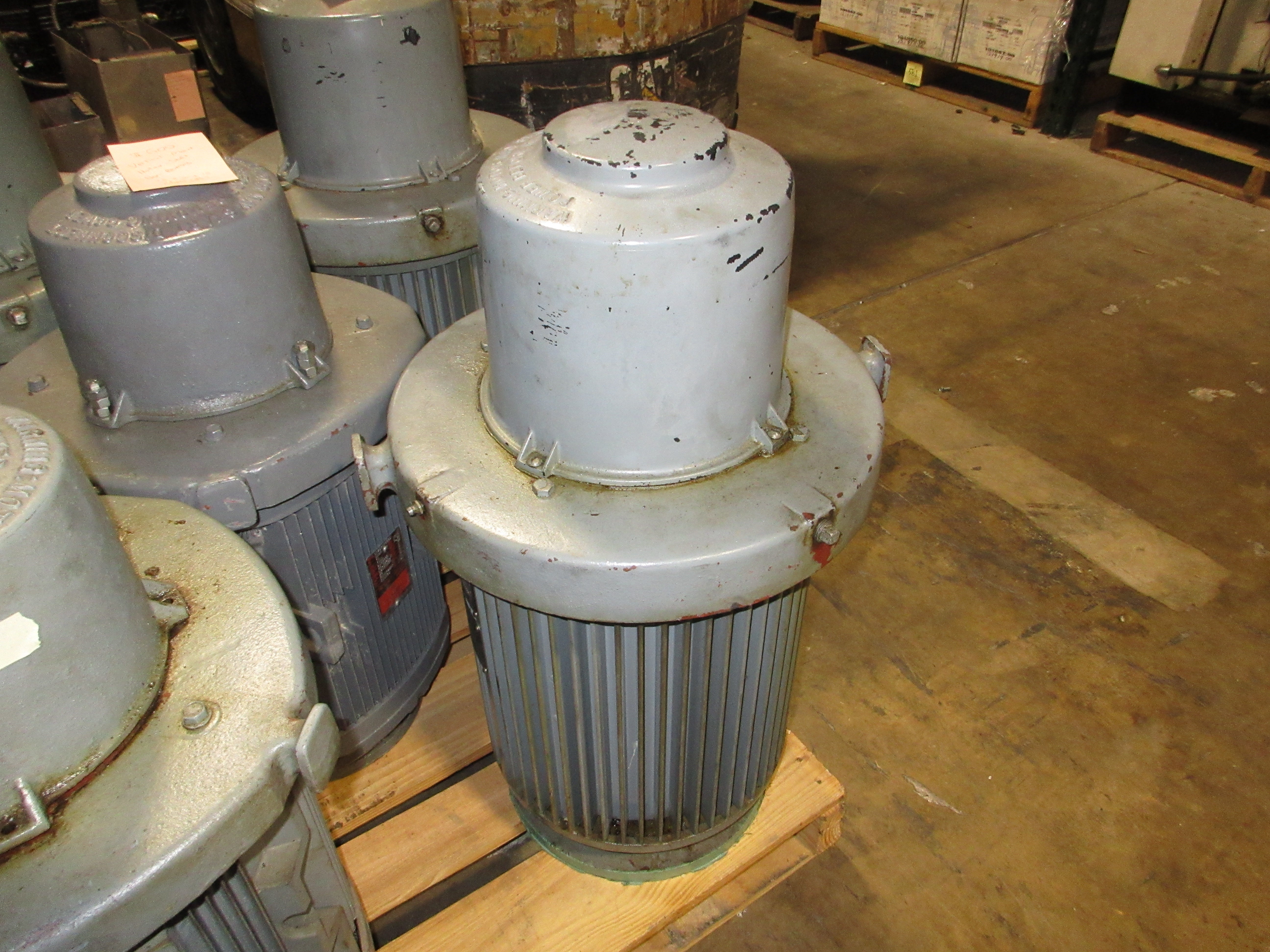 GE Vertical Motor 5K6235XM500B 30HP 1800RPM 230/460V 77/38.5A 3Ph 60Hz Used