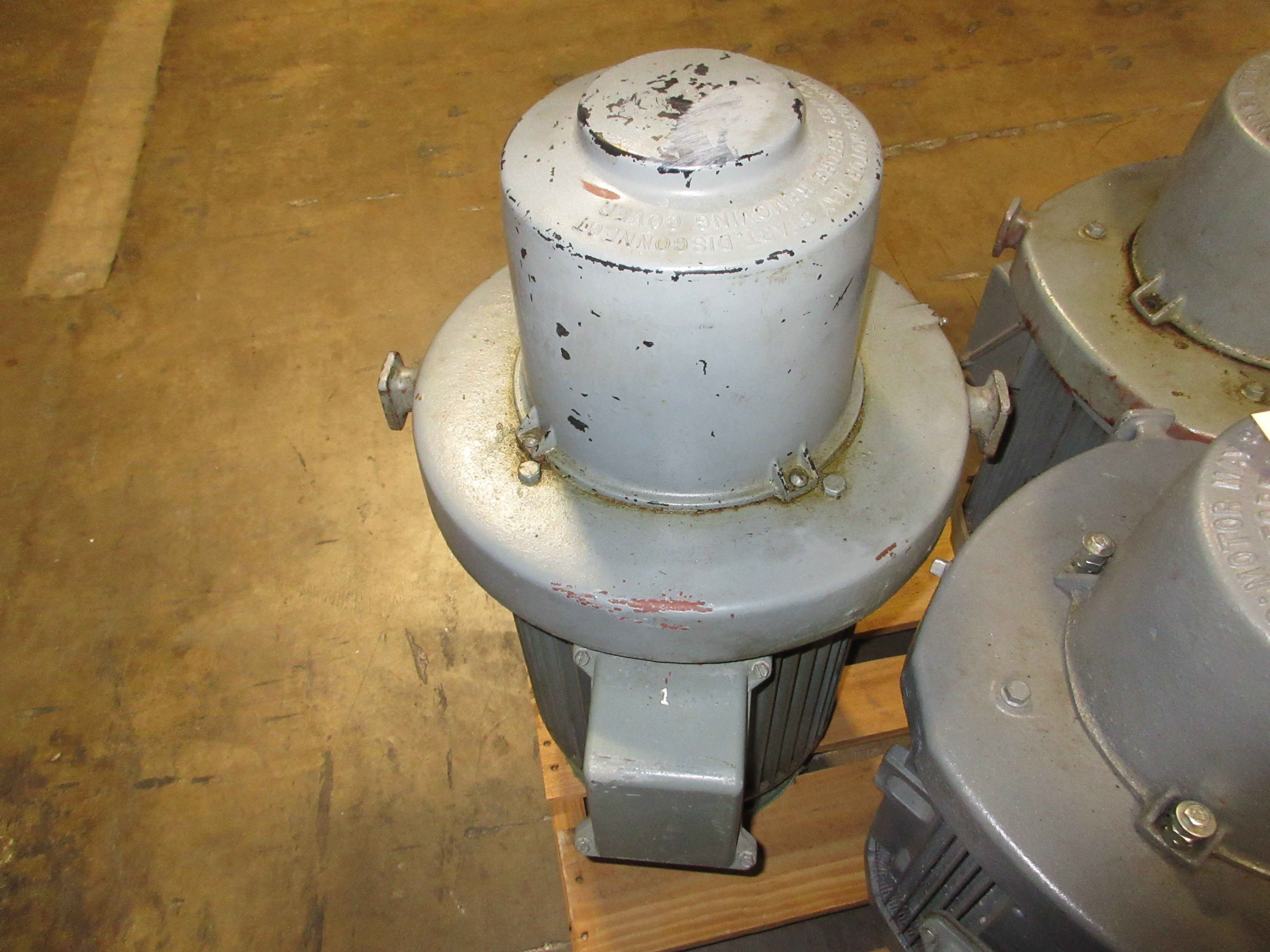 GE Vertical Motor 5K6235XM500B 30HP 1800RPM 230/460V 77/38.5A 3Ph 60Hz Used