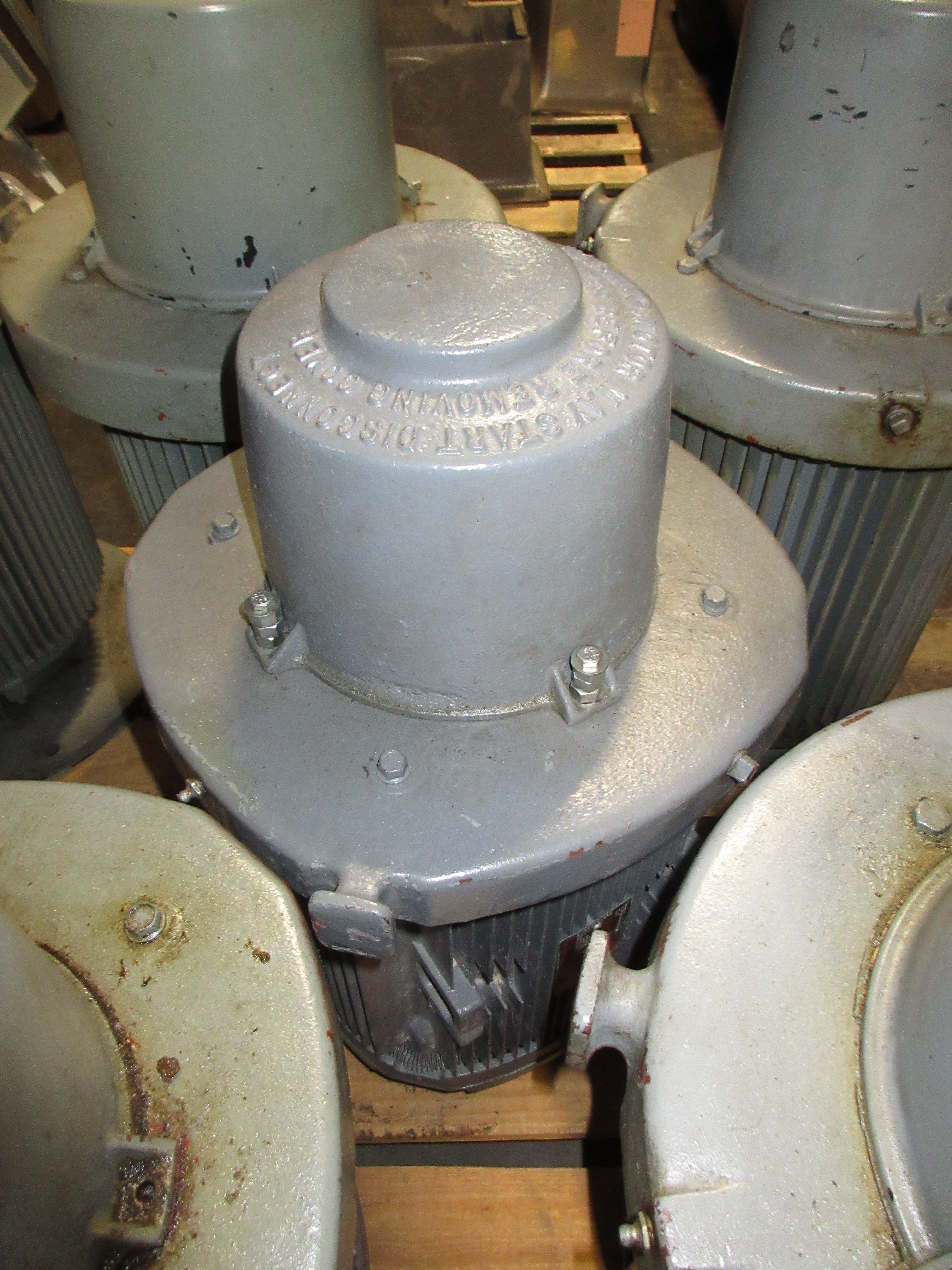 GE Vertical Motor 5K254DP6005 15HP 1800RPM 230/460V 40.8/20.4A 60Hz 3Ph Used