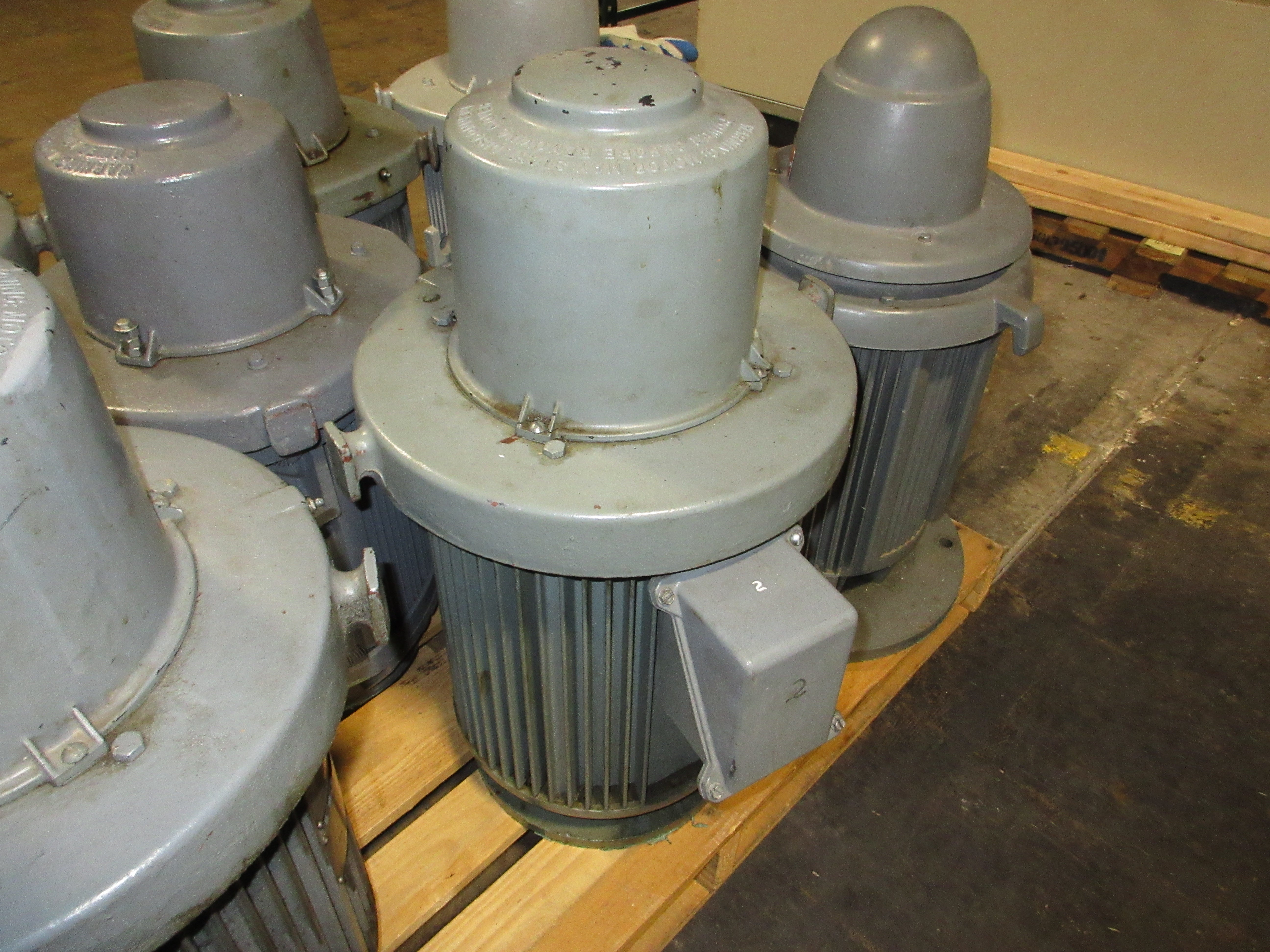 GE Vertical Motor 5K6235XM500B 30HP 1800RPM 230/460V 77/38.5A 3Ph 60Hz Used