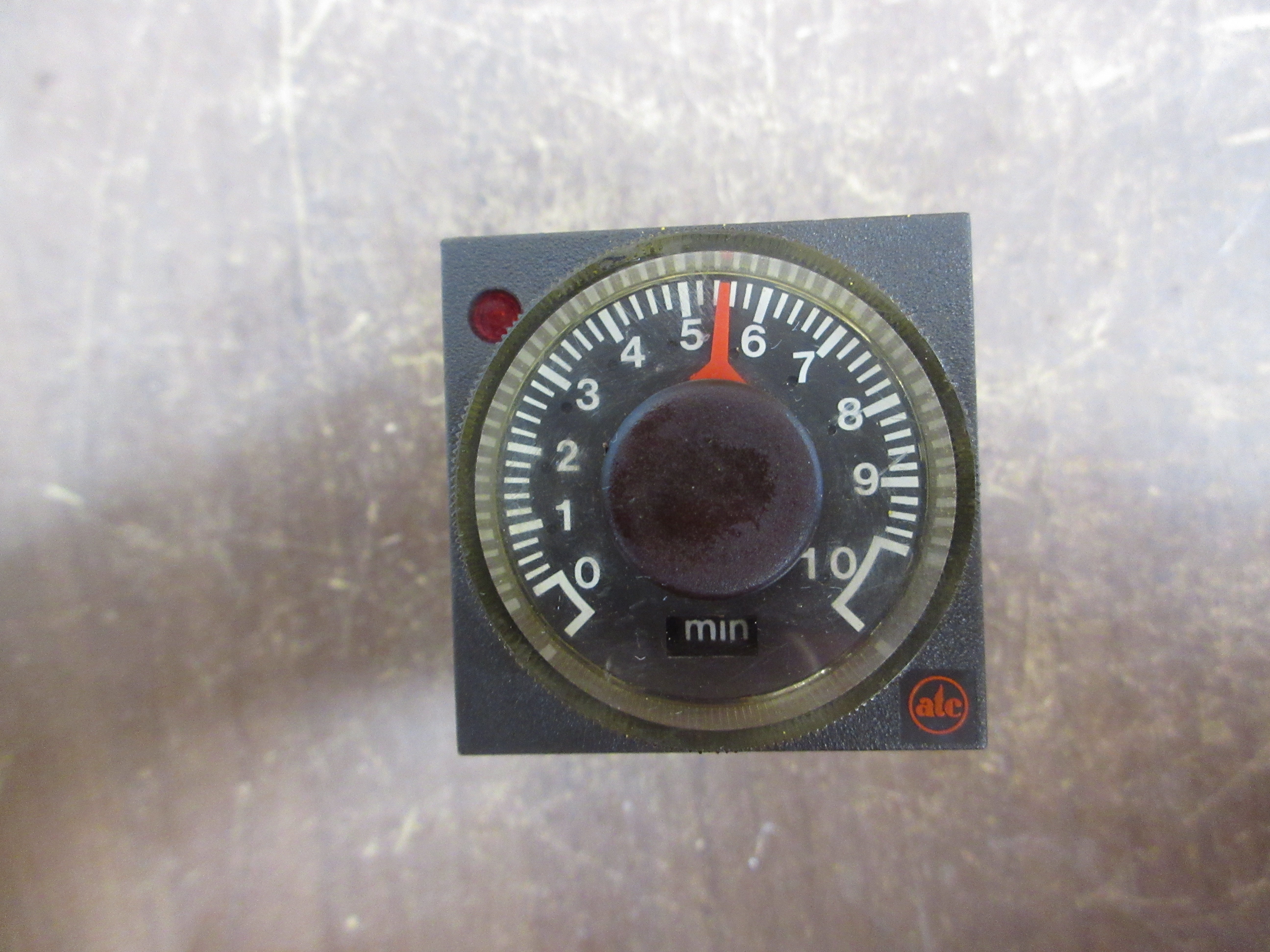 ATC Series 407 Timer 0407A 100 F3X w/ Base *Missing (1) Terminal Screw* Used