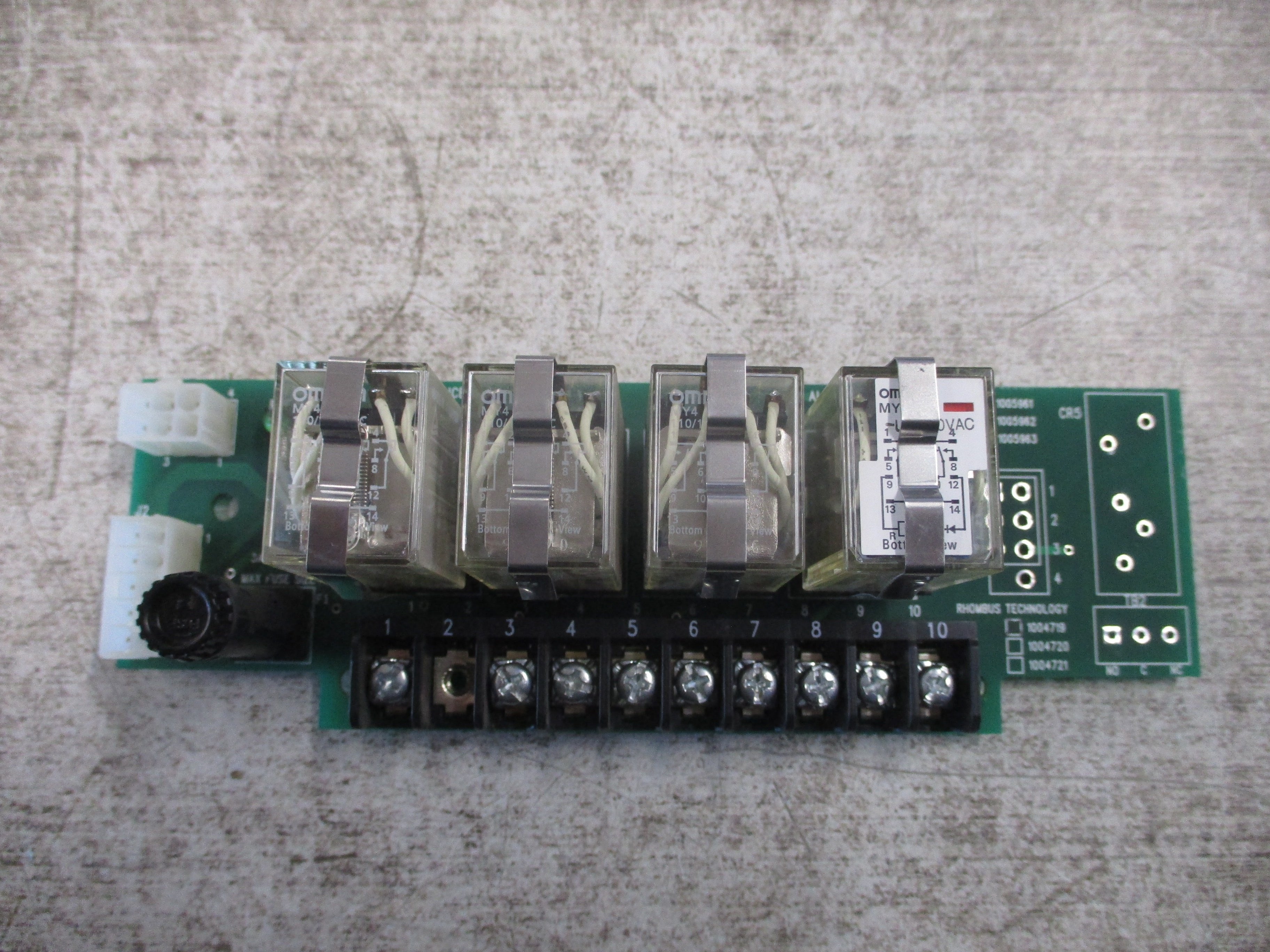 Rhombus Technology Relay board 1004719 Used