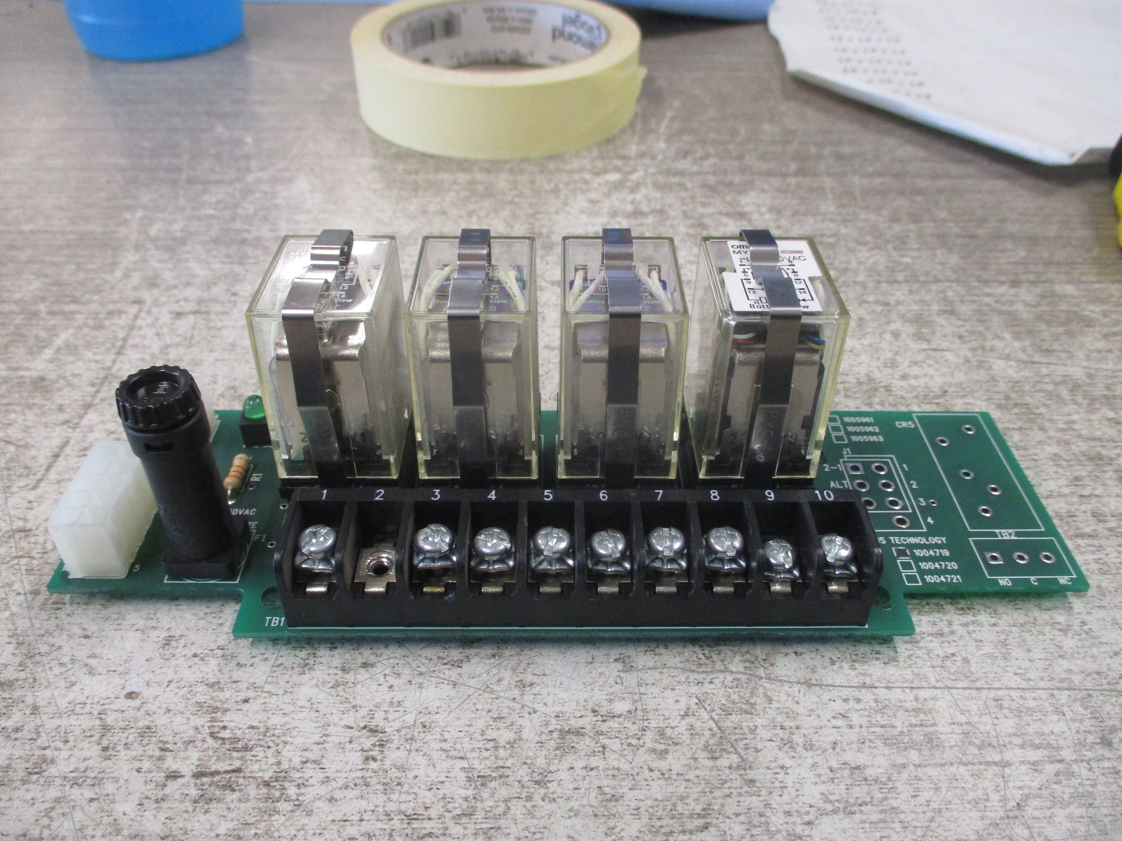 Rhombus Technology Relay board 1004719 Used