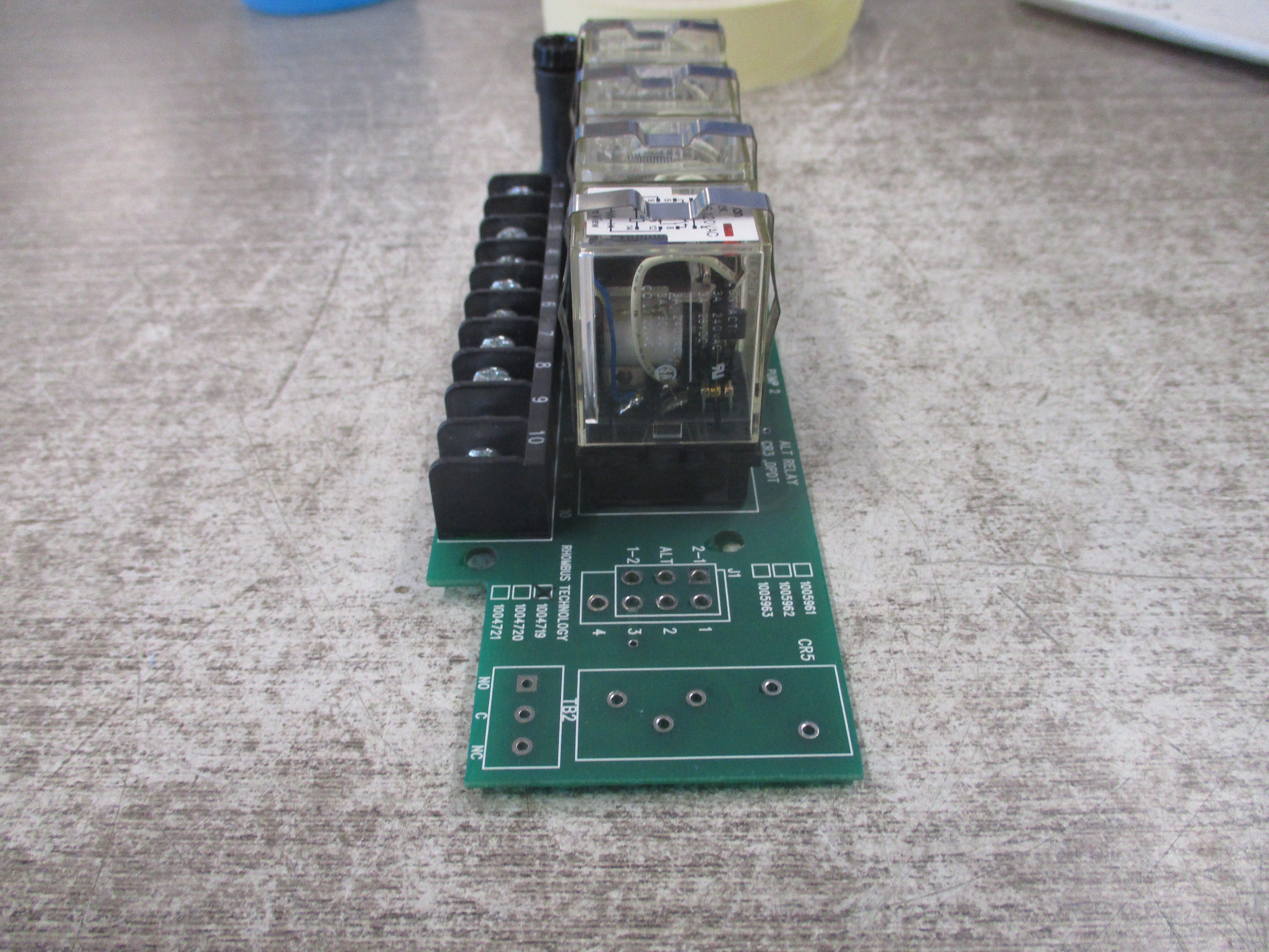 Rhombus Technology Relay board 1004719 Used