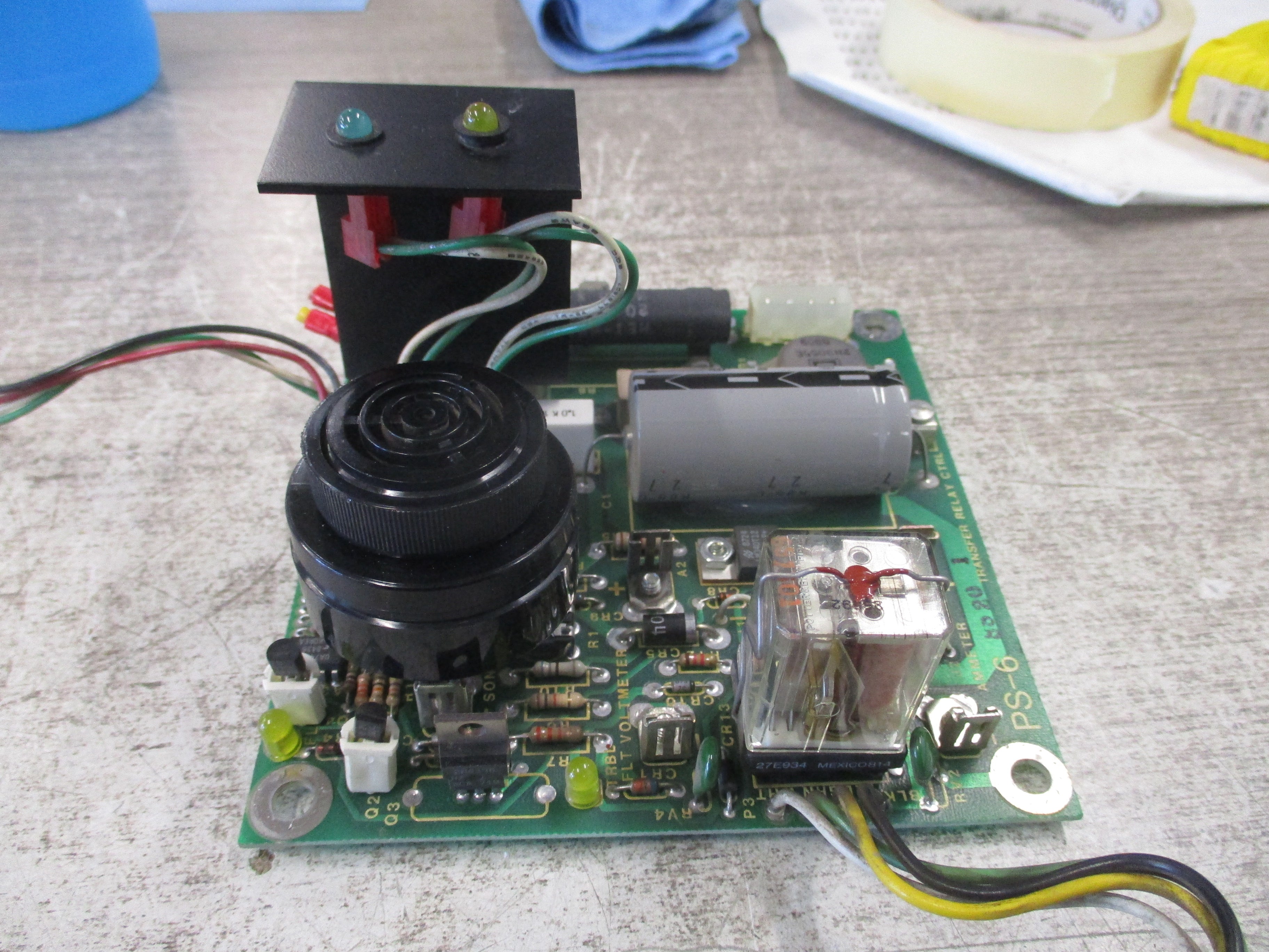 FCI PS-6 Power supply Board 17000041 Rev. F Used