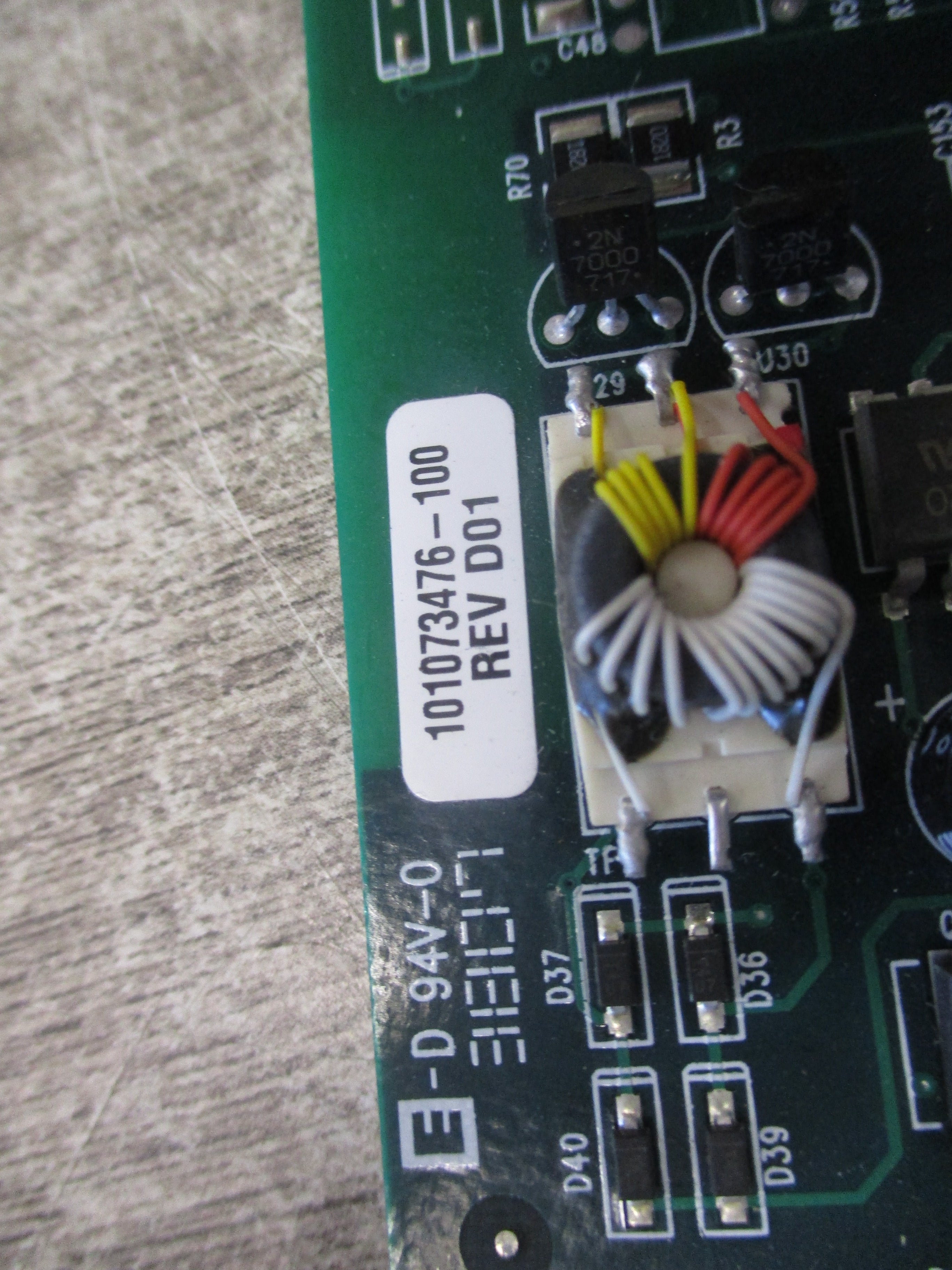 Eaton Inverter Board 101073476-100 Rev. D01 Used