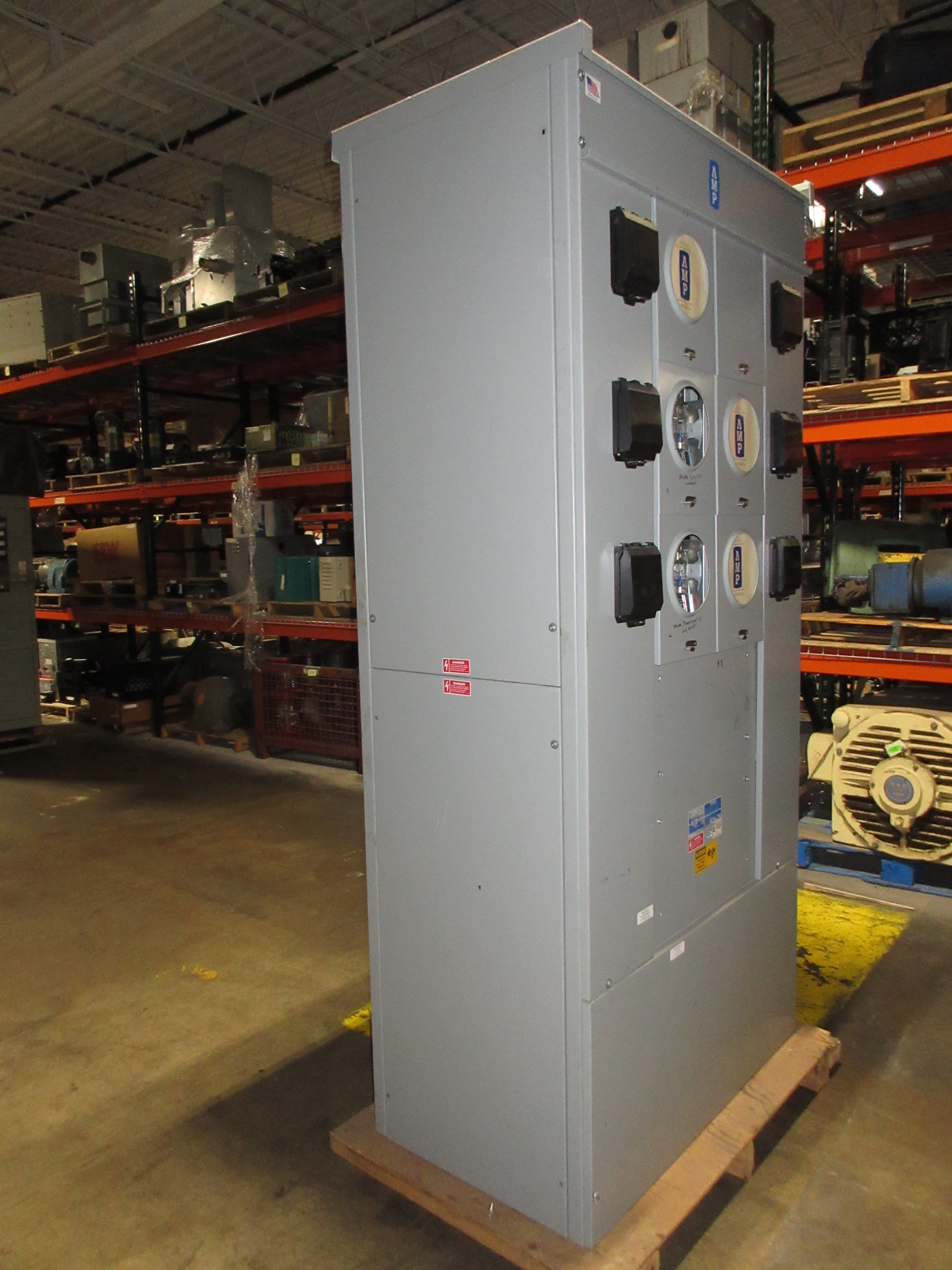 AMP 3R Commercial Meter Stack FMUR/MLO/METER/PO 2000A 480Y/277V 3Ph 4W Used