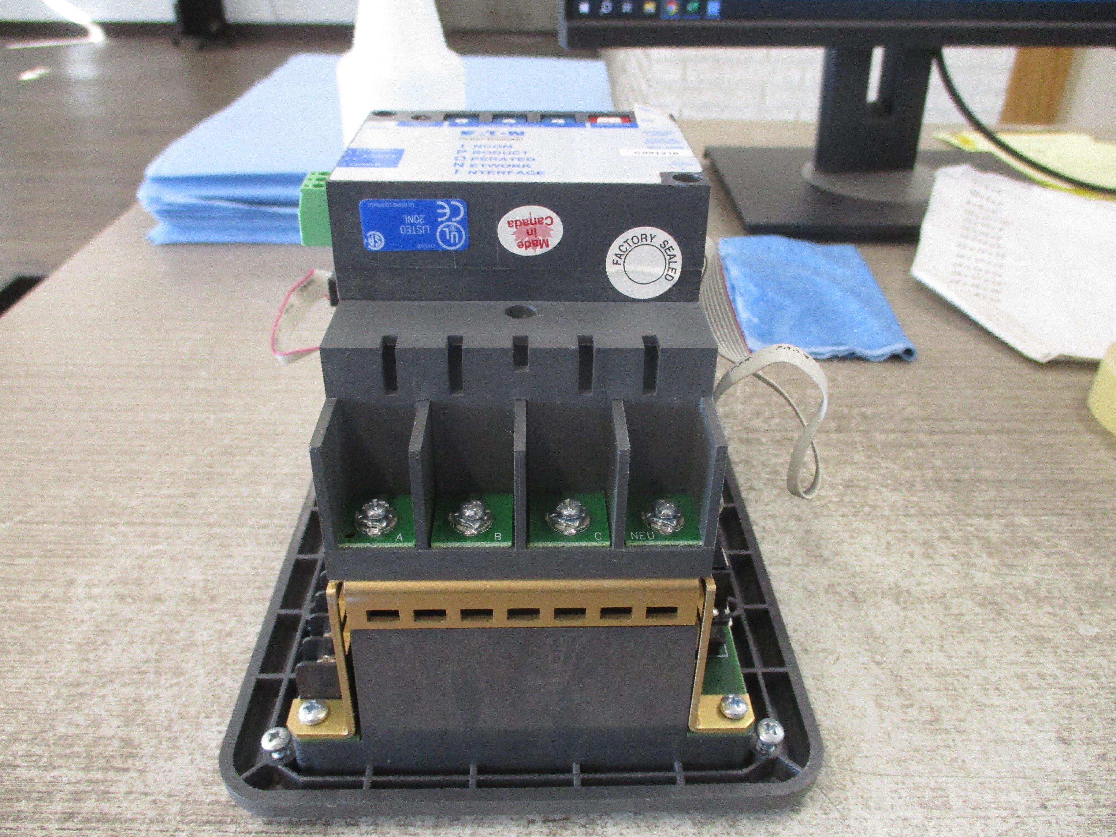 Cutler-Hammer IQA 6600 IQ Analyzer 66D2045G23 IPONI Module 3Ph Power Supply Module Used