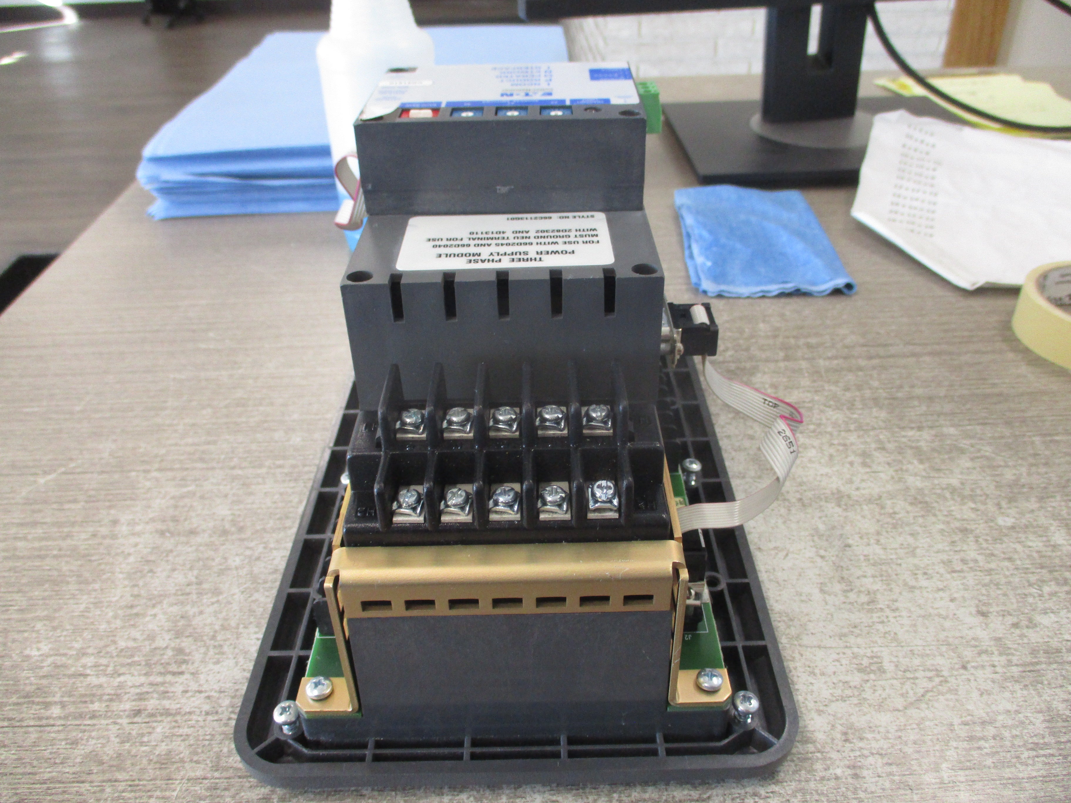 Cutler-Hammer IQA 6600 IQ Analyzer 66D2045G23 IPONI Module 3Ph Power Supply Module Used