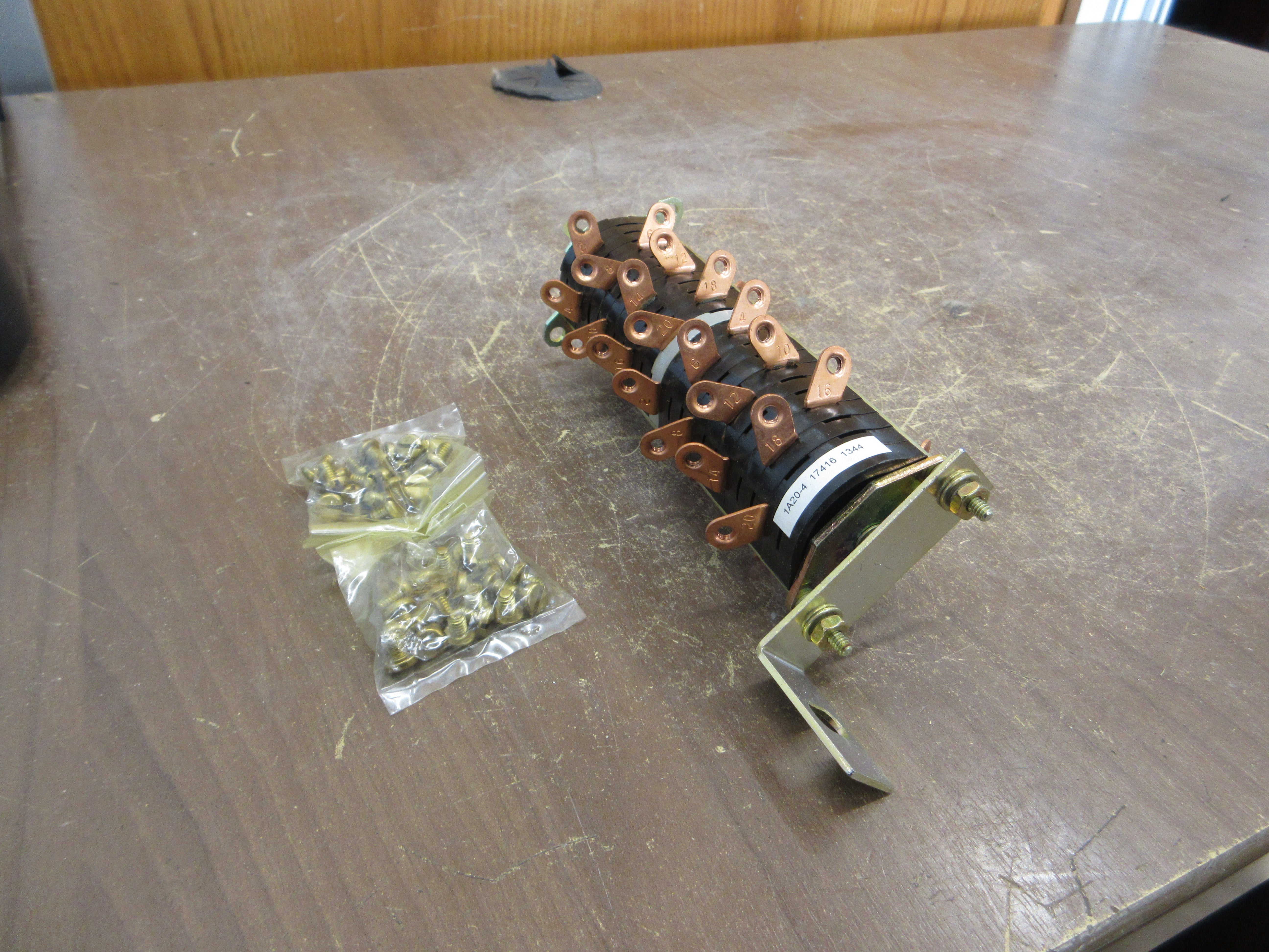 Shallco Series 1 Rotary Switch 1A20-4 250/600V 16/7.5A 20P 4-Position *No Box*