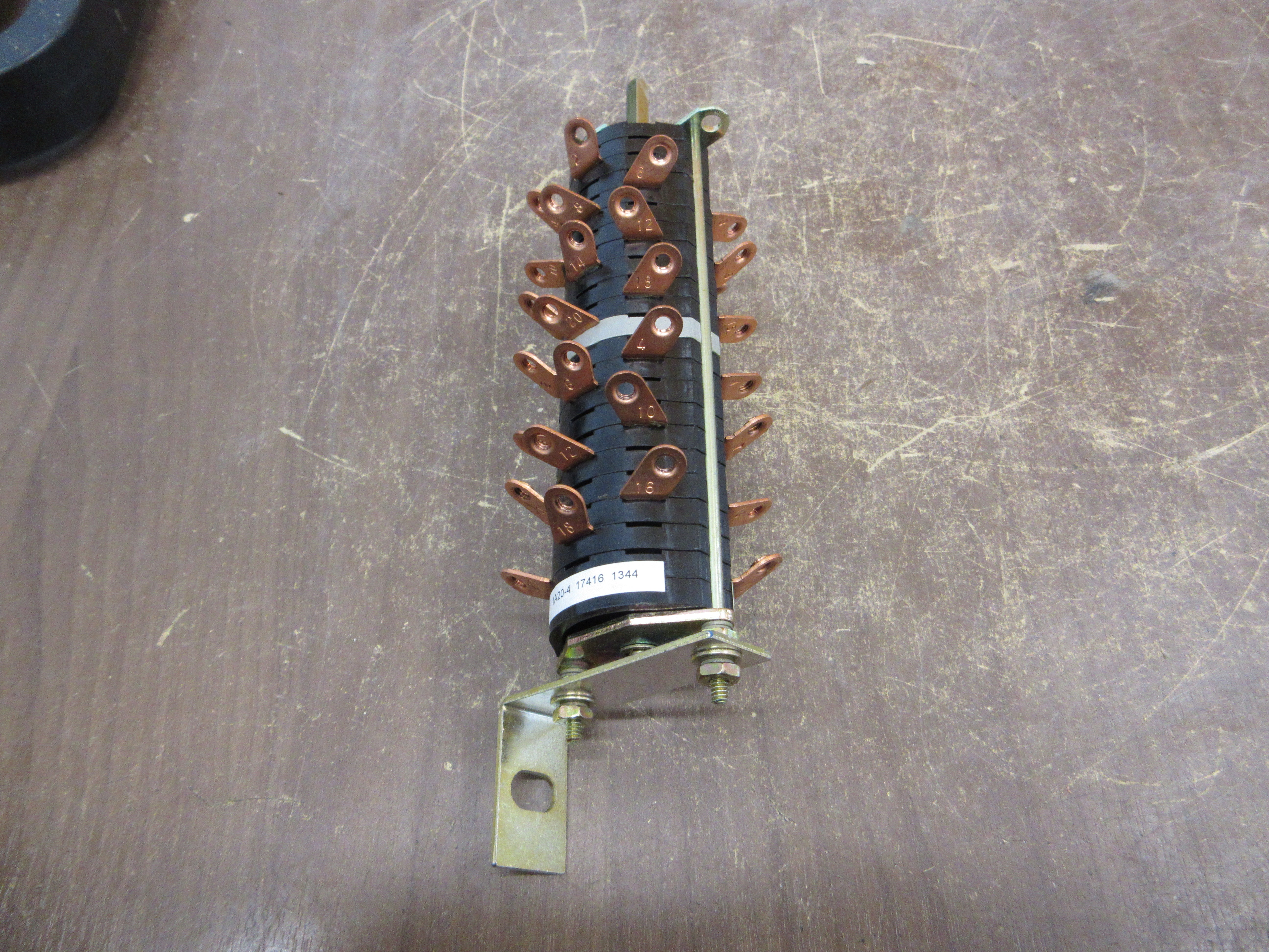 Shallco Series 1 Rotary Switch 1A20-4 250/600V 16/7.5A 20P 4-Position *No Box*