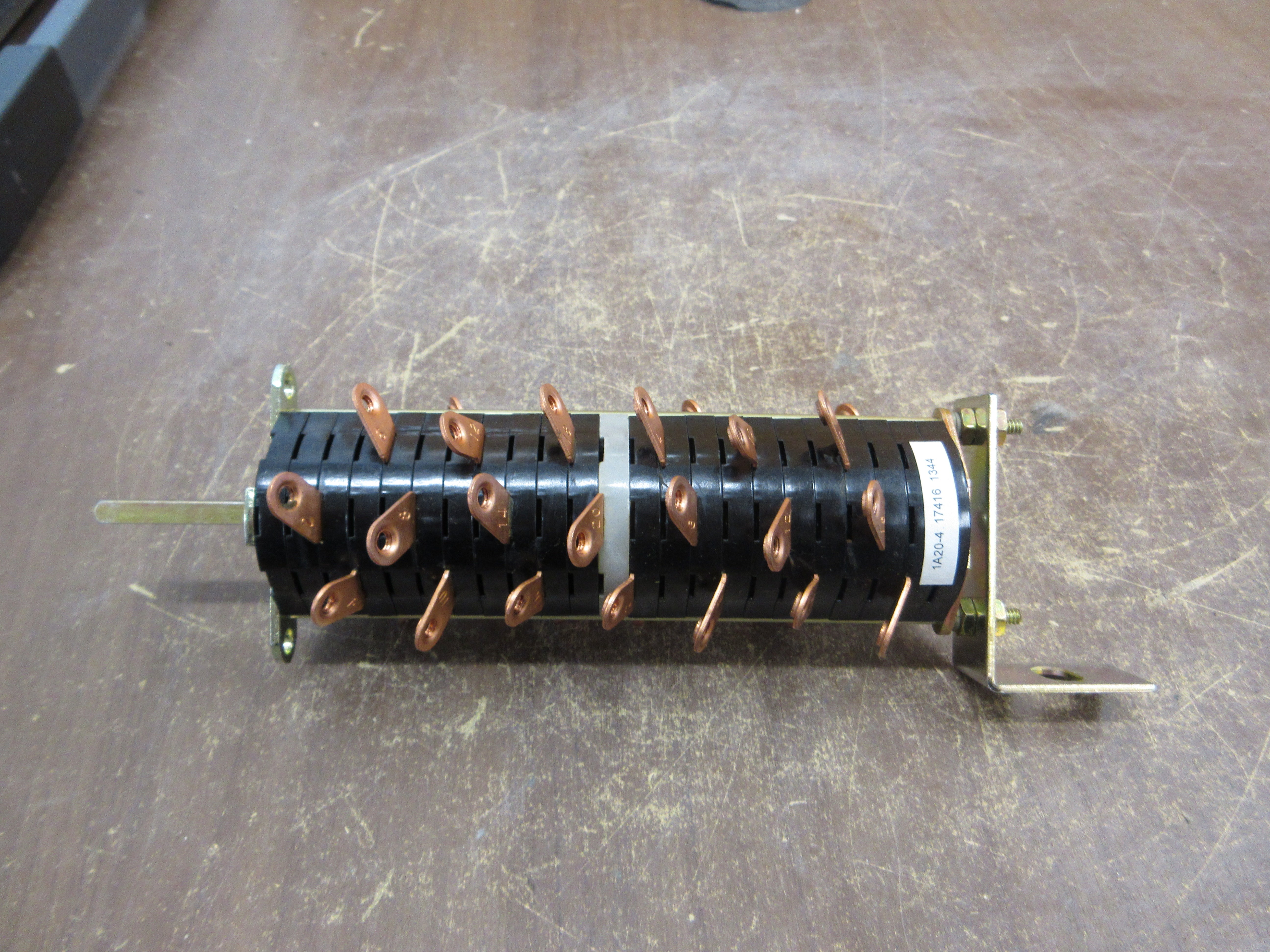 Shallco Series 1 Rotary Switch 1A20-4 250/600V 16/7.5A 20P 4-Position *No Box*