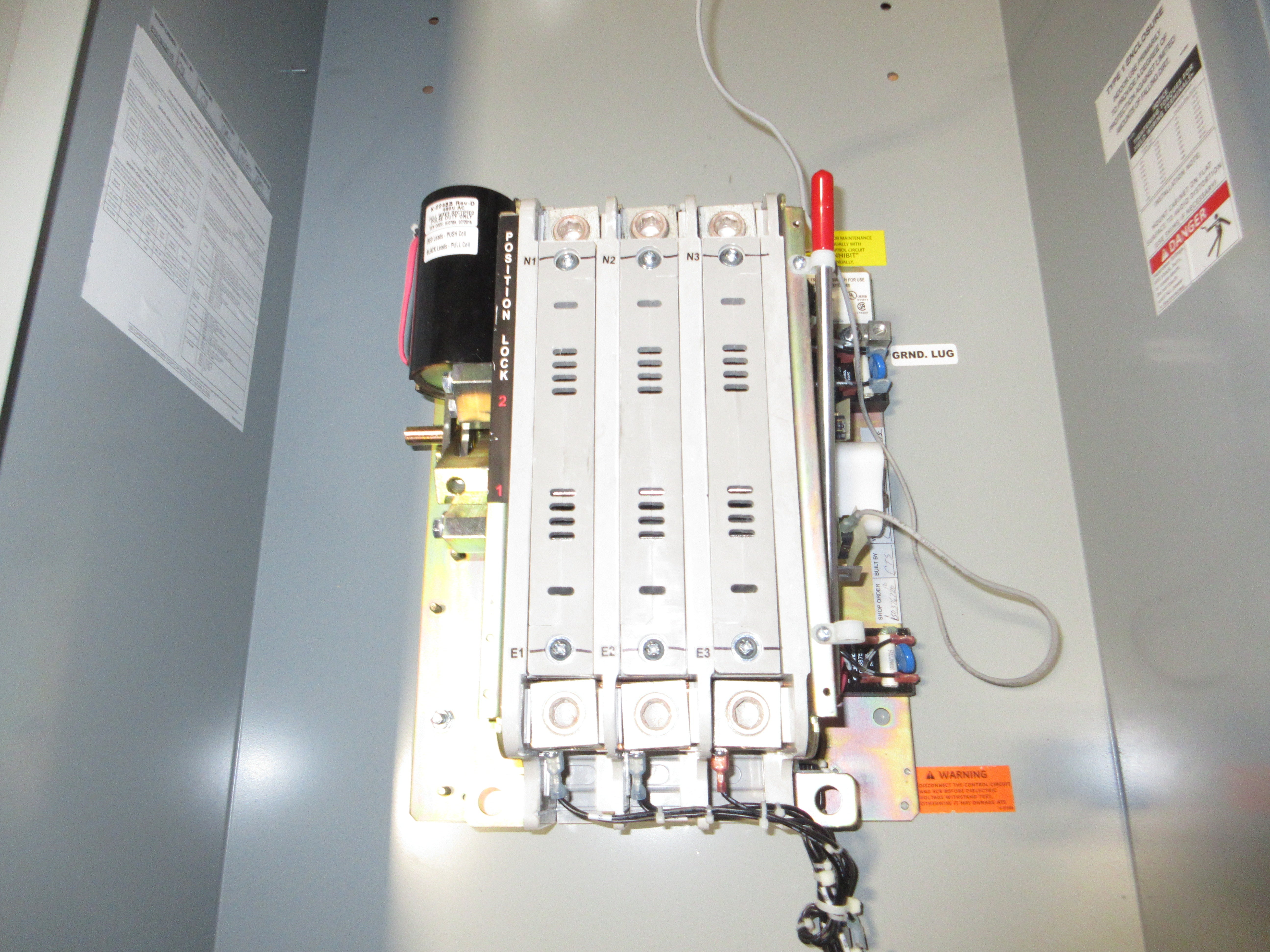 CAT Automatic Transfer Switch CTG 400A 277/480V 3Ph 60Hz Used