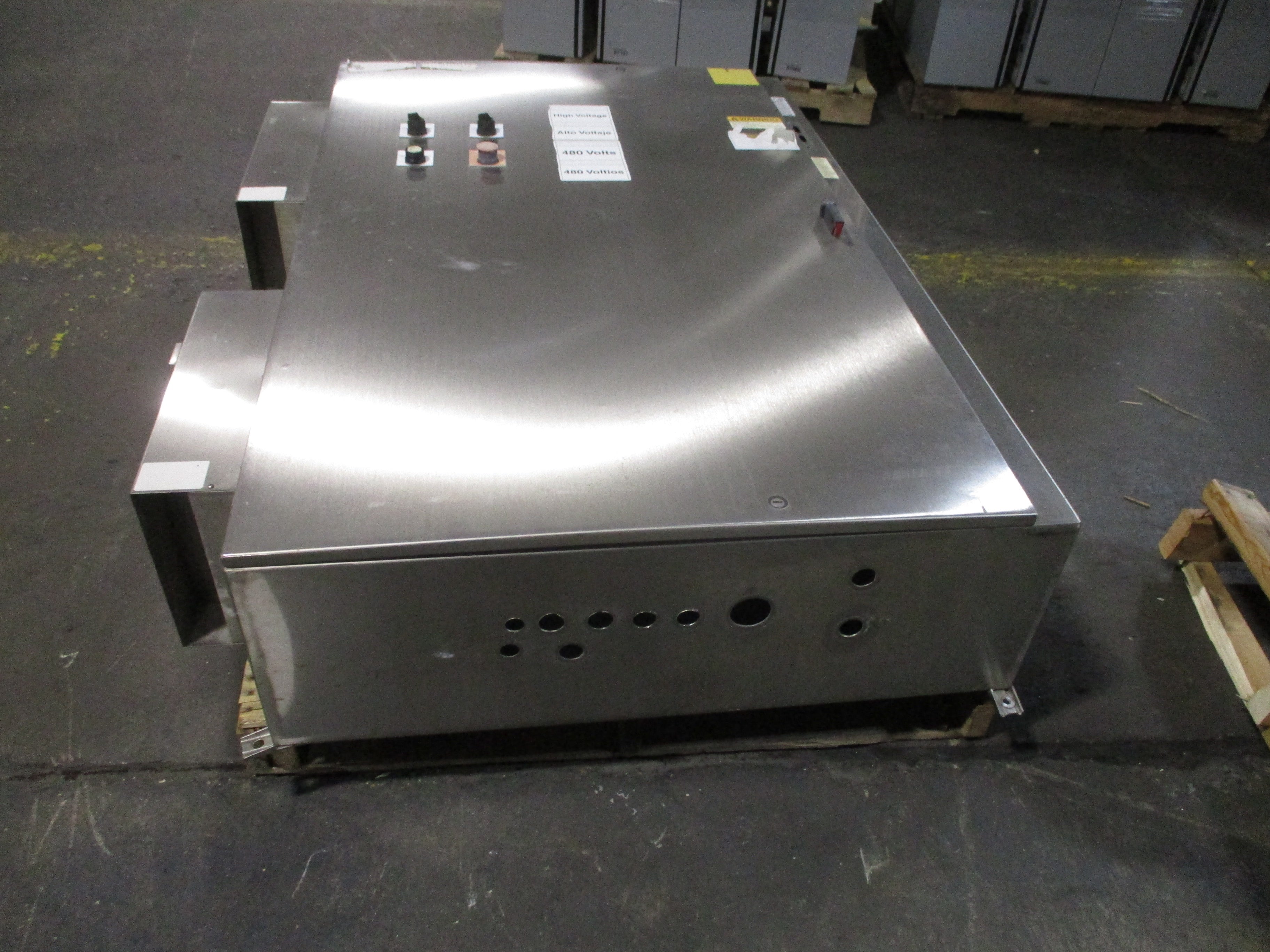 Select Technologies Stainless Steel Enclosure Size: 60"X38"X12" Used