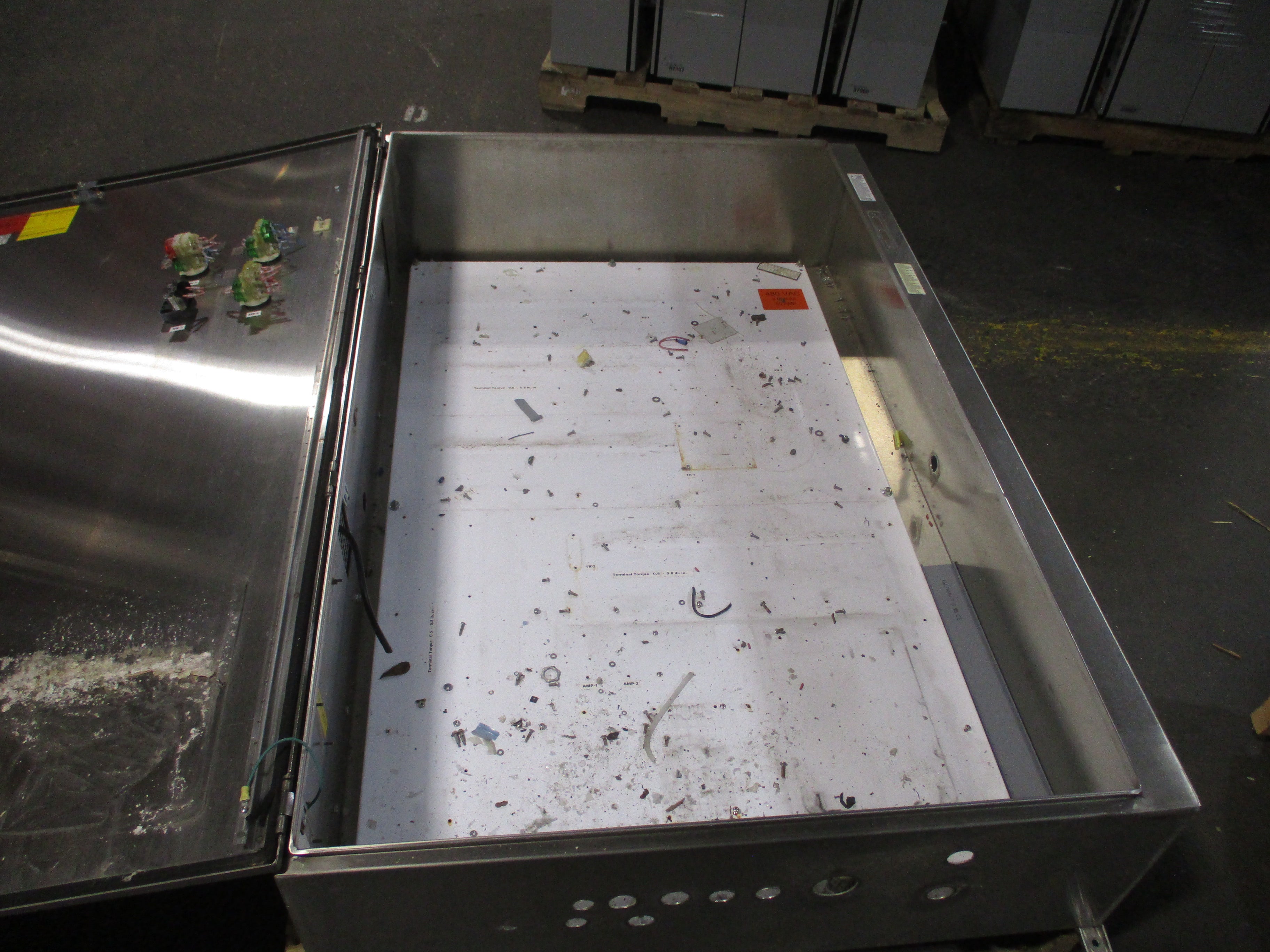 Select Technologies Stainless Steel Enclosure Size: 60"X38"X12" Used