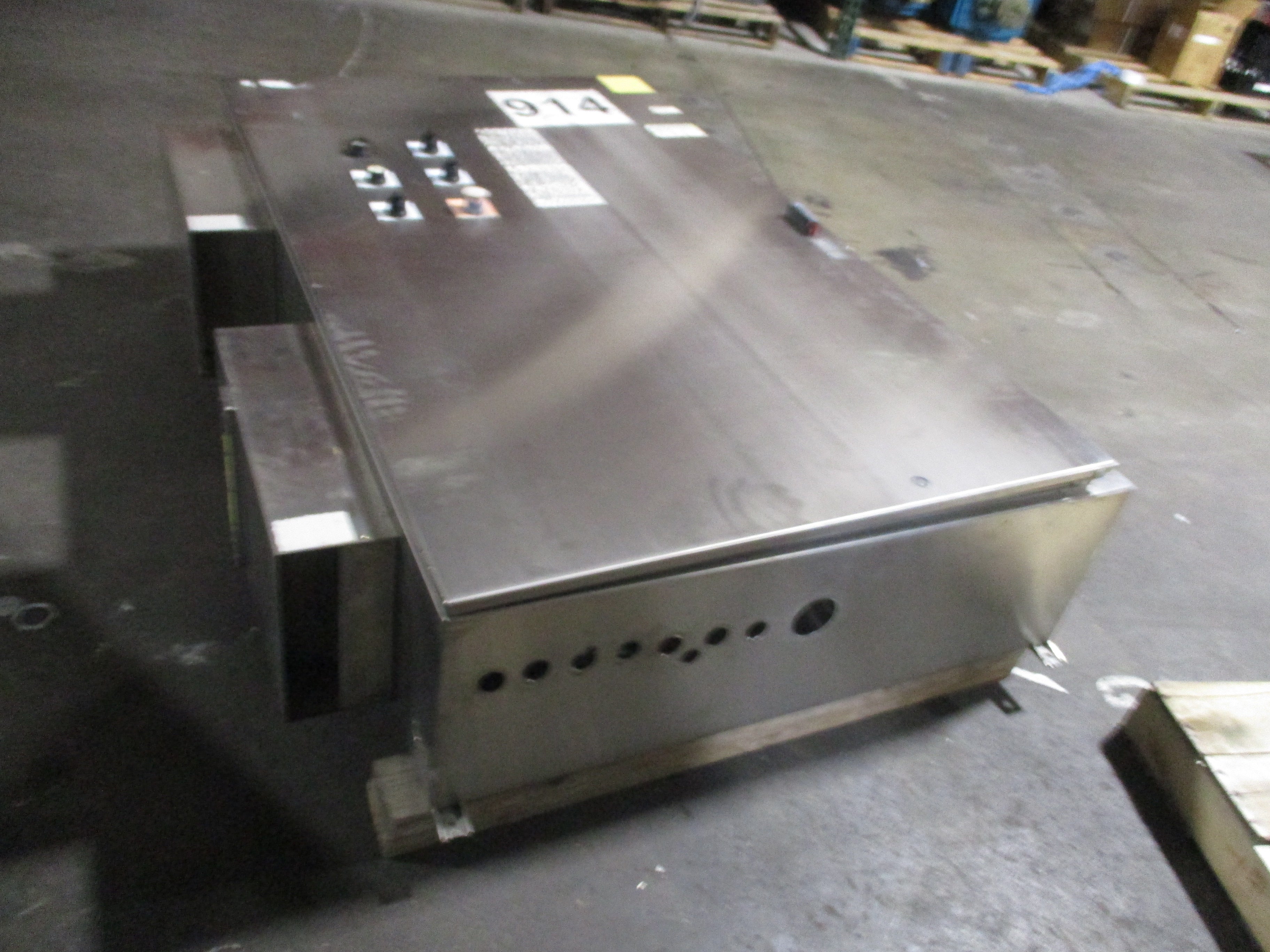 Select Technologies Stainless Steel Enclosure Size: 60"X38"X12" Used