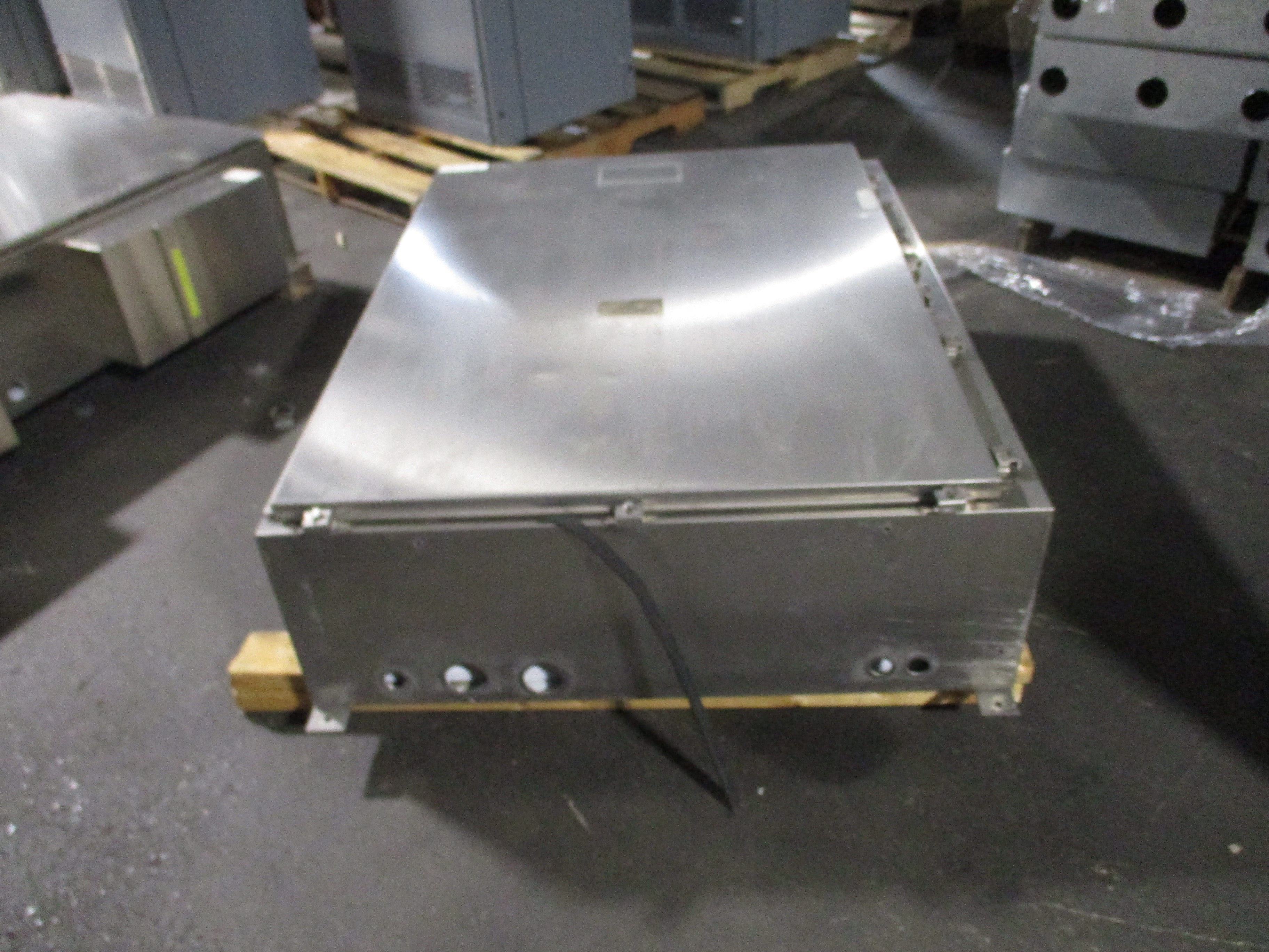 Rohn Stainless Steel Enclosure Size: 48"X38"X12" Used