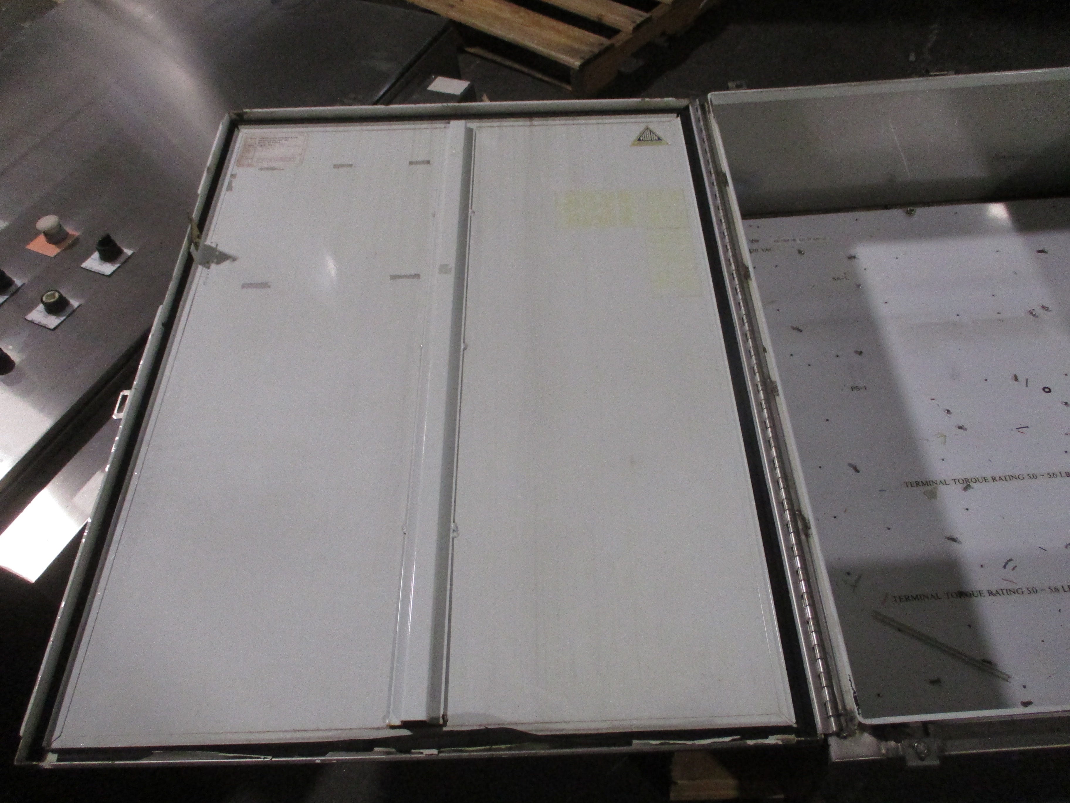 Rohn Stainless Steel Enclosure Size: 48"X38"X12" Used