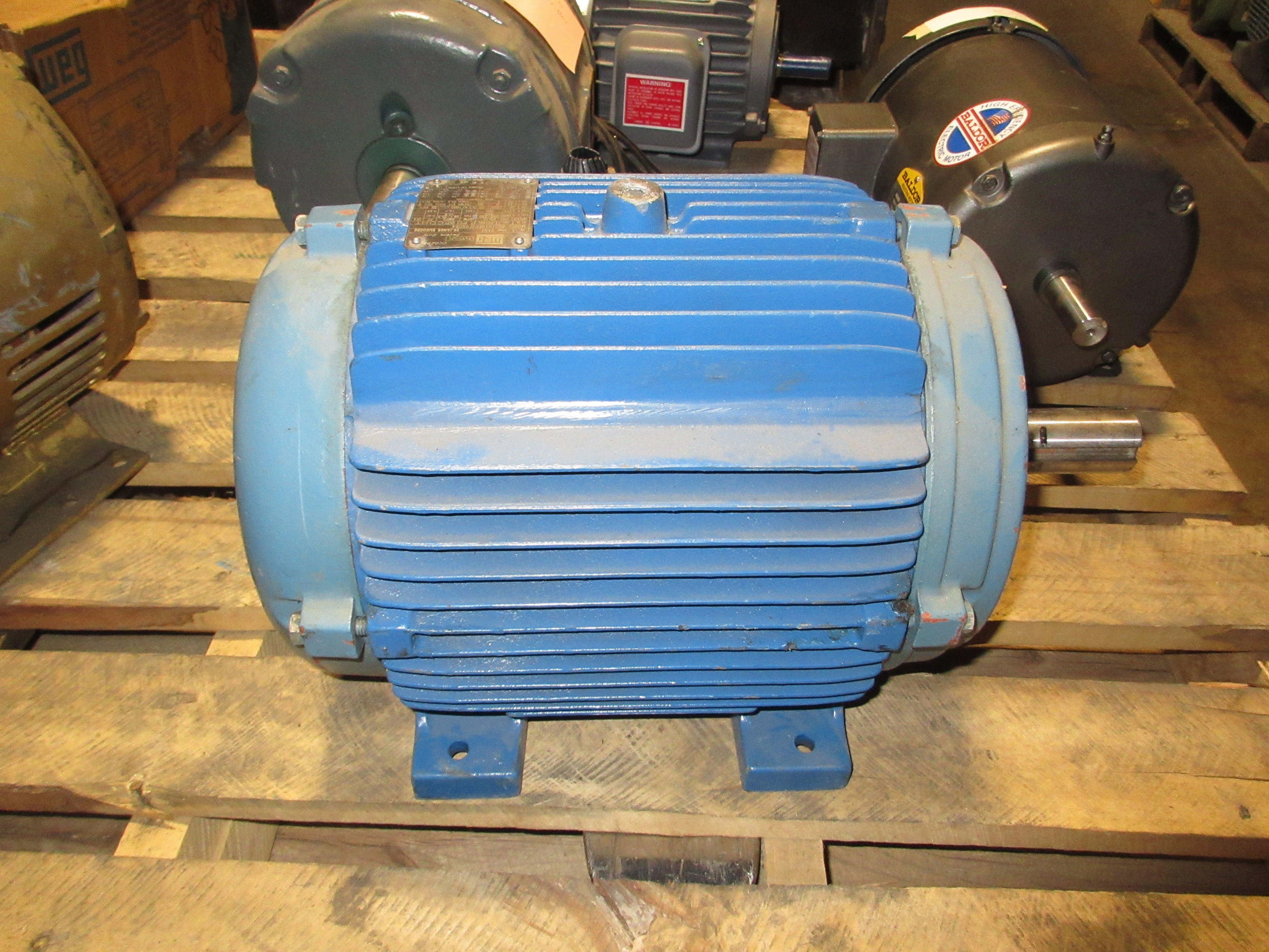WEG Motor Z001018EP3F06084 10HP 1800RPM 208-230/460V 28.4-25.5/12.8A Used