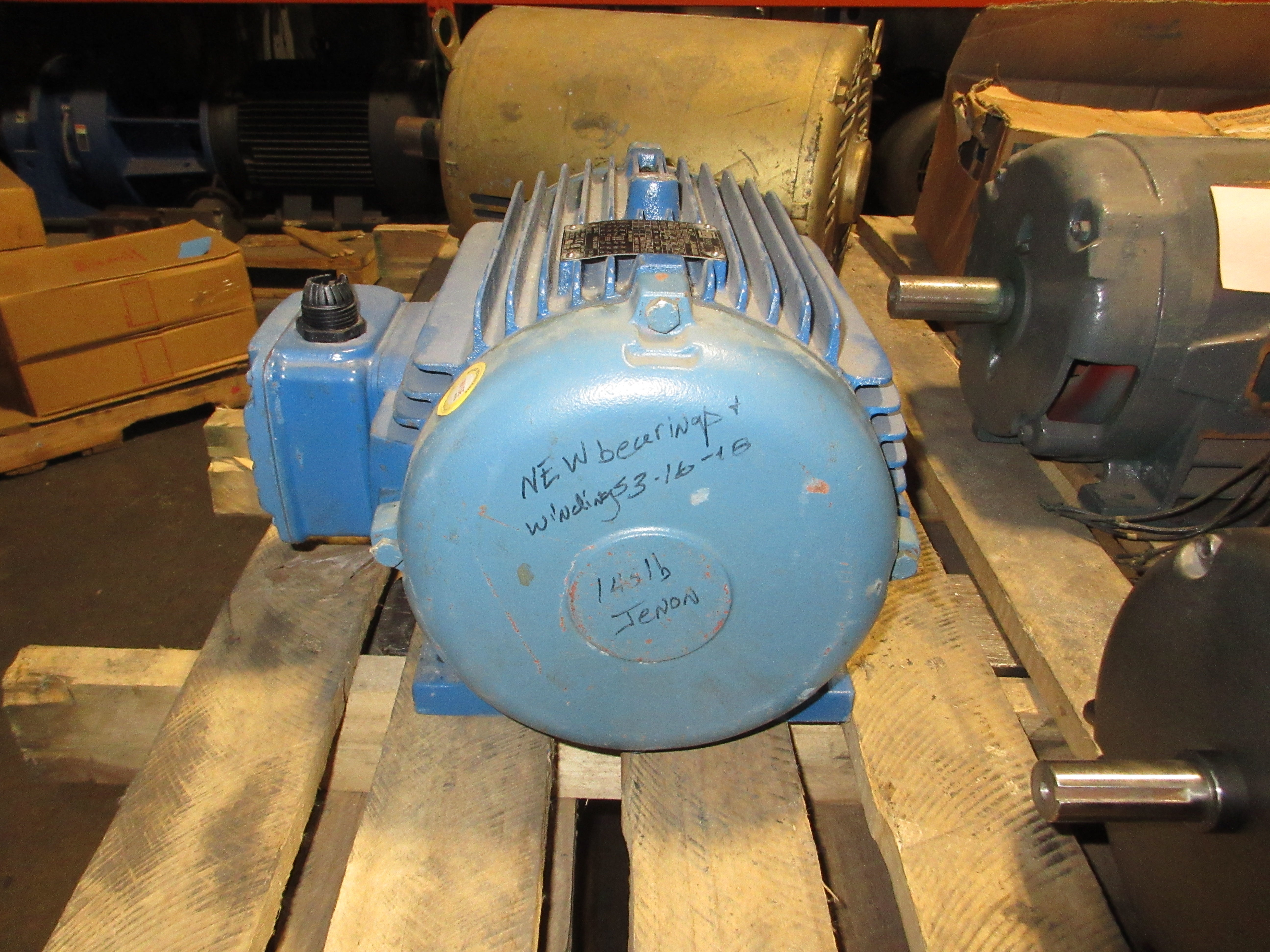 WEG Motor Z001018EP3F06084 10HP 1800RPM 208-230/460V 28.4-25.5/12.8A Used