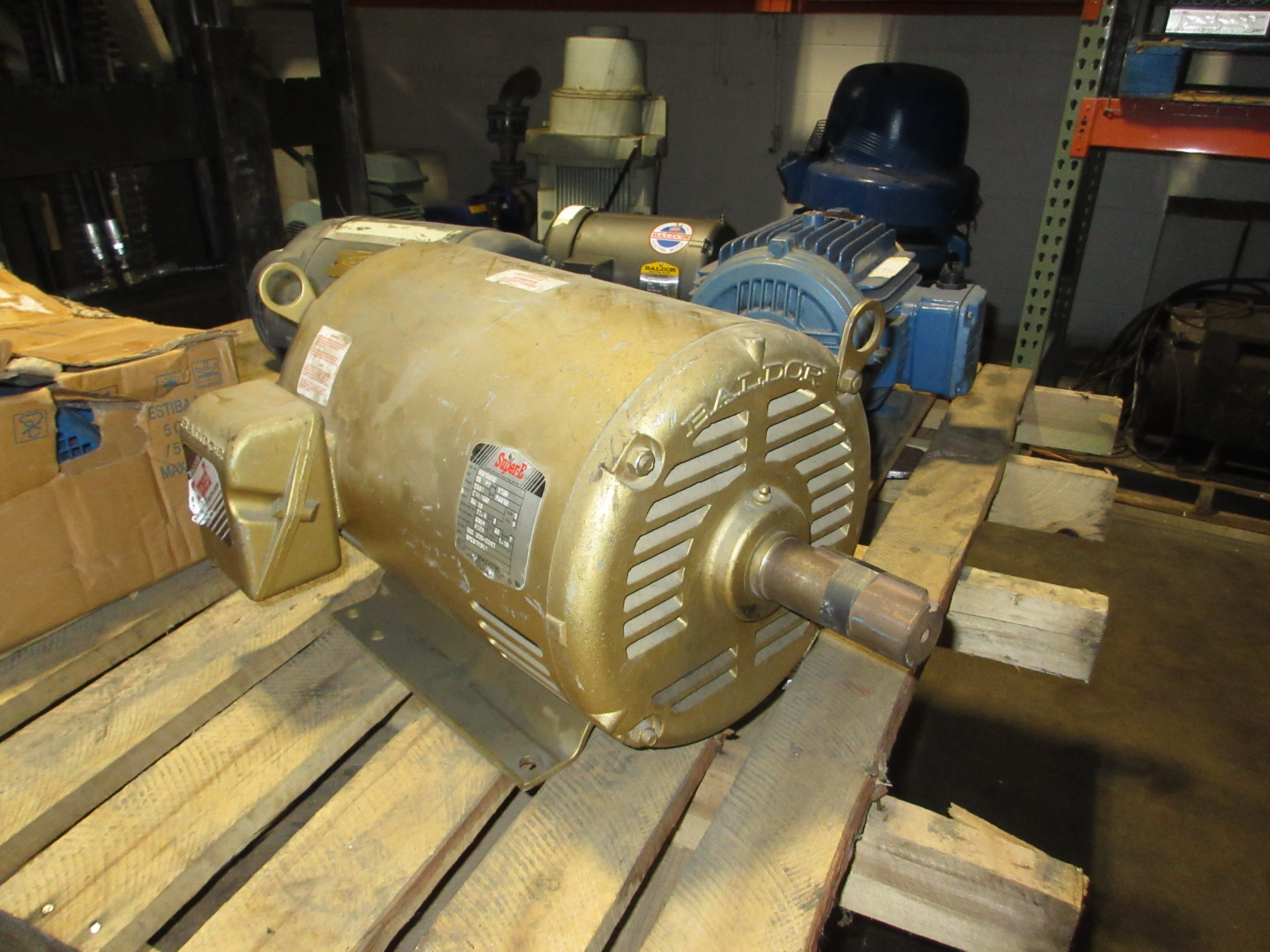 Baldor Motor EM2513T 15HP 1800RPM 230/460V 36/18A 3Ph 60Hz 254T Frame Used