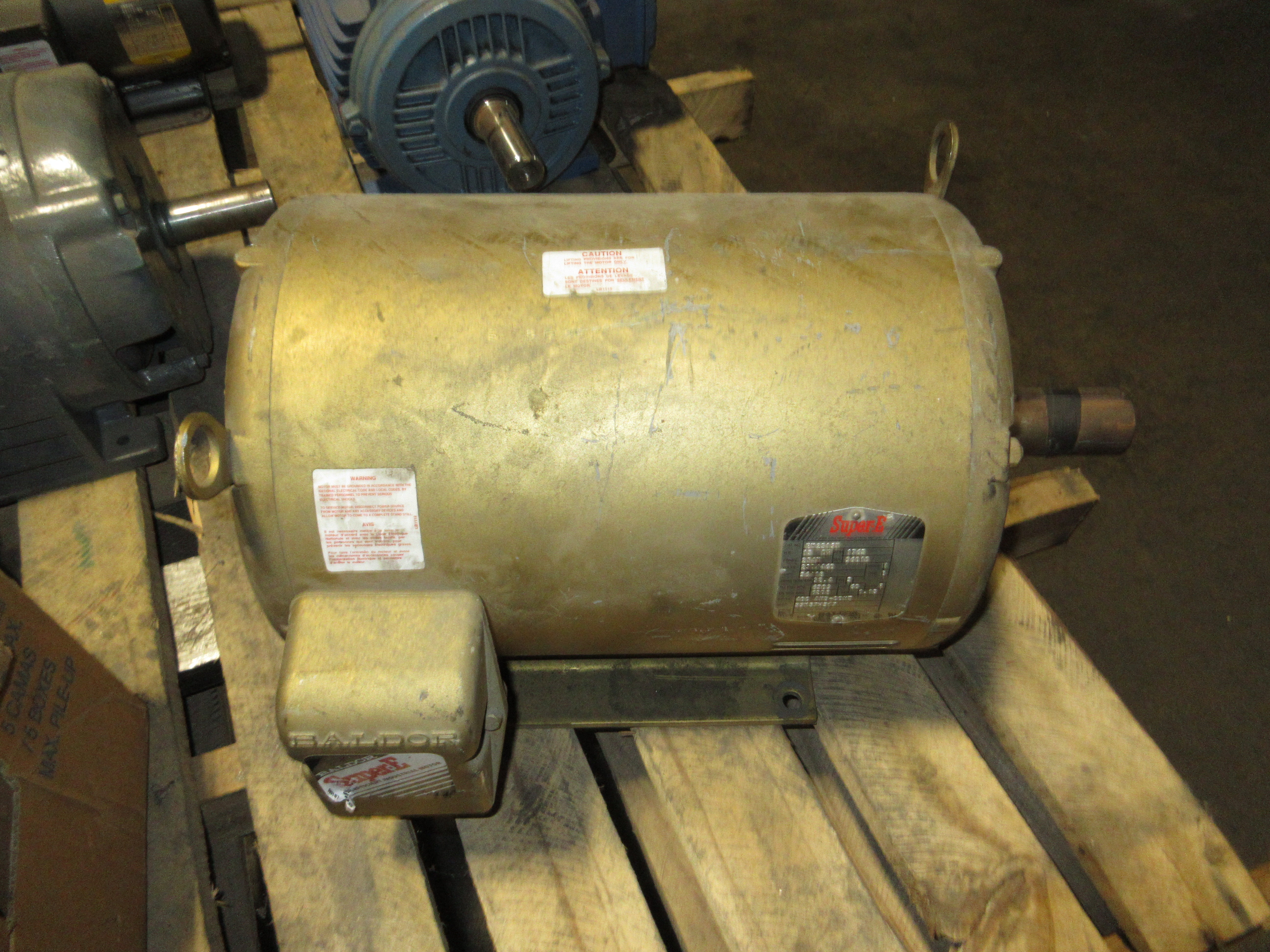 Baldor Motor EM2513T 15HP 1800RPM 230/460V 36/18A 3Ph 60Hz 254T Frame Used
