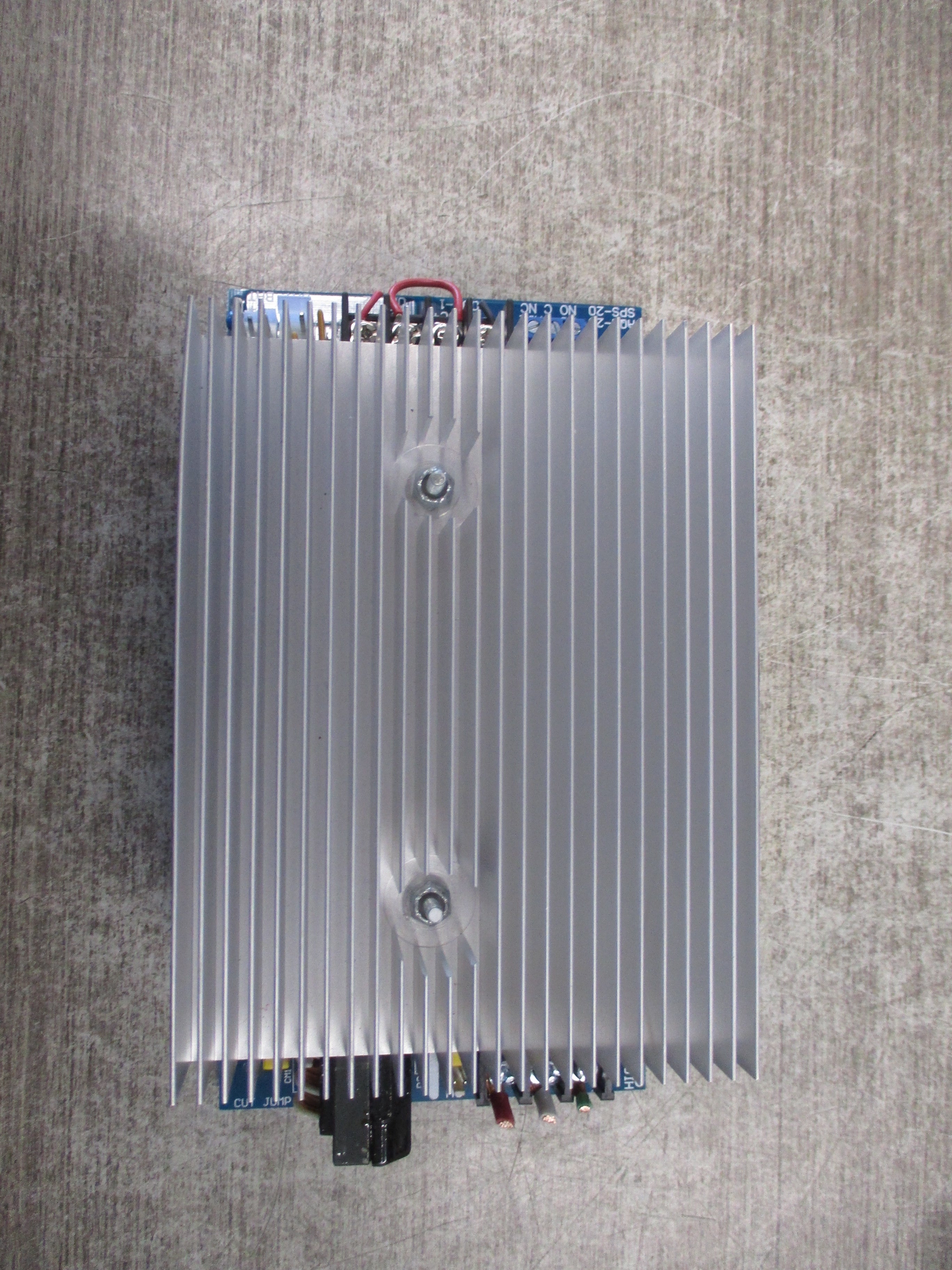 ESD Supervised Power Supply/Charger SPS-20 Input: 120/240VAC 400W Output: 12VDC 16A / 24VDC 8A *Connector Clip Broken* Used