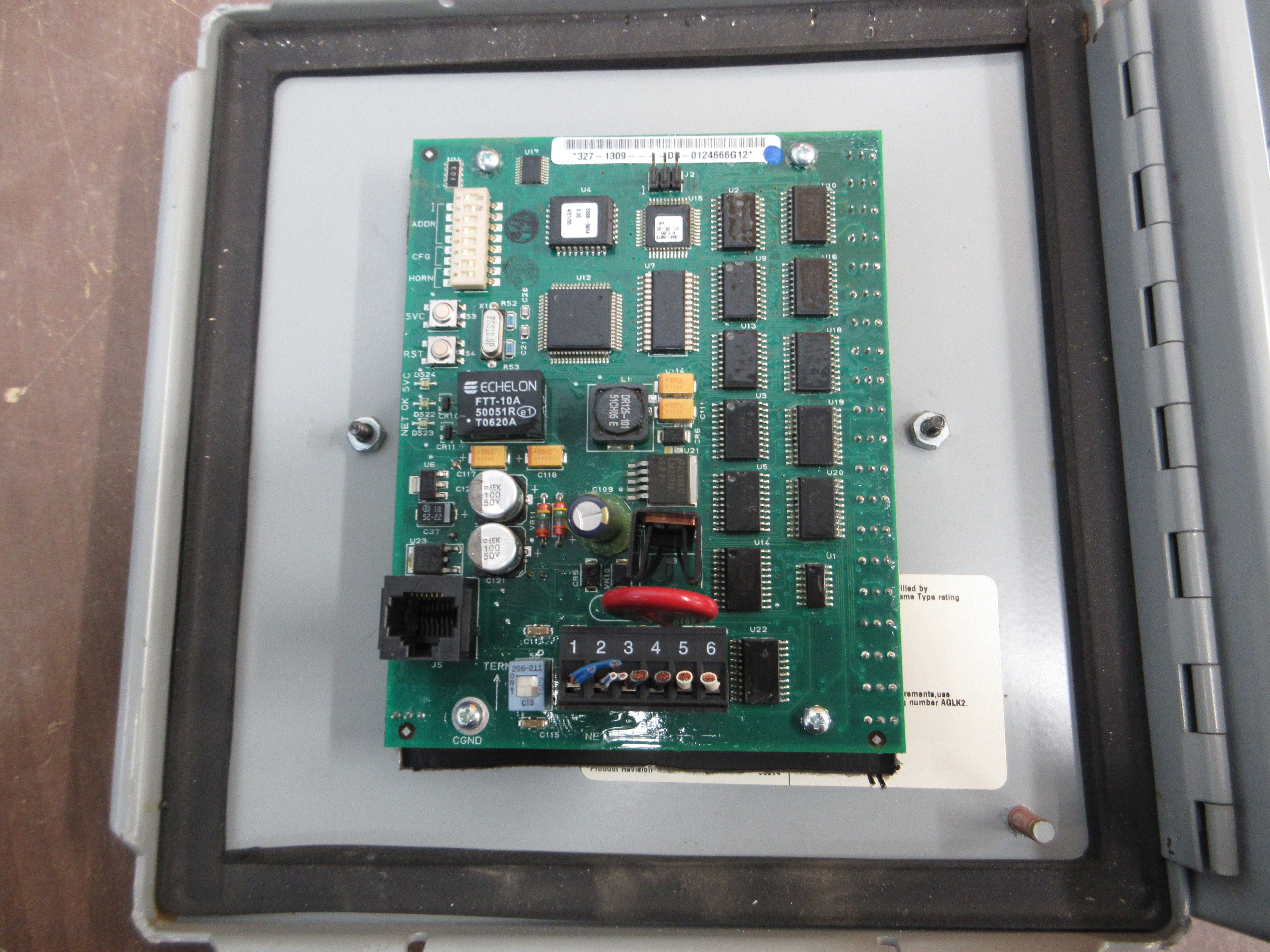 Cummins Power Command Annunciator 327-1309 w/ Enclosure Used