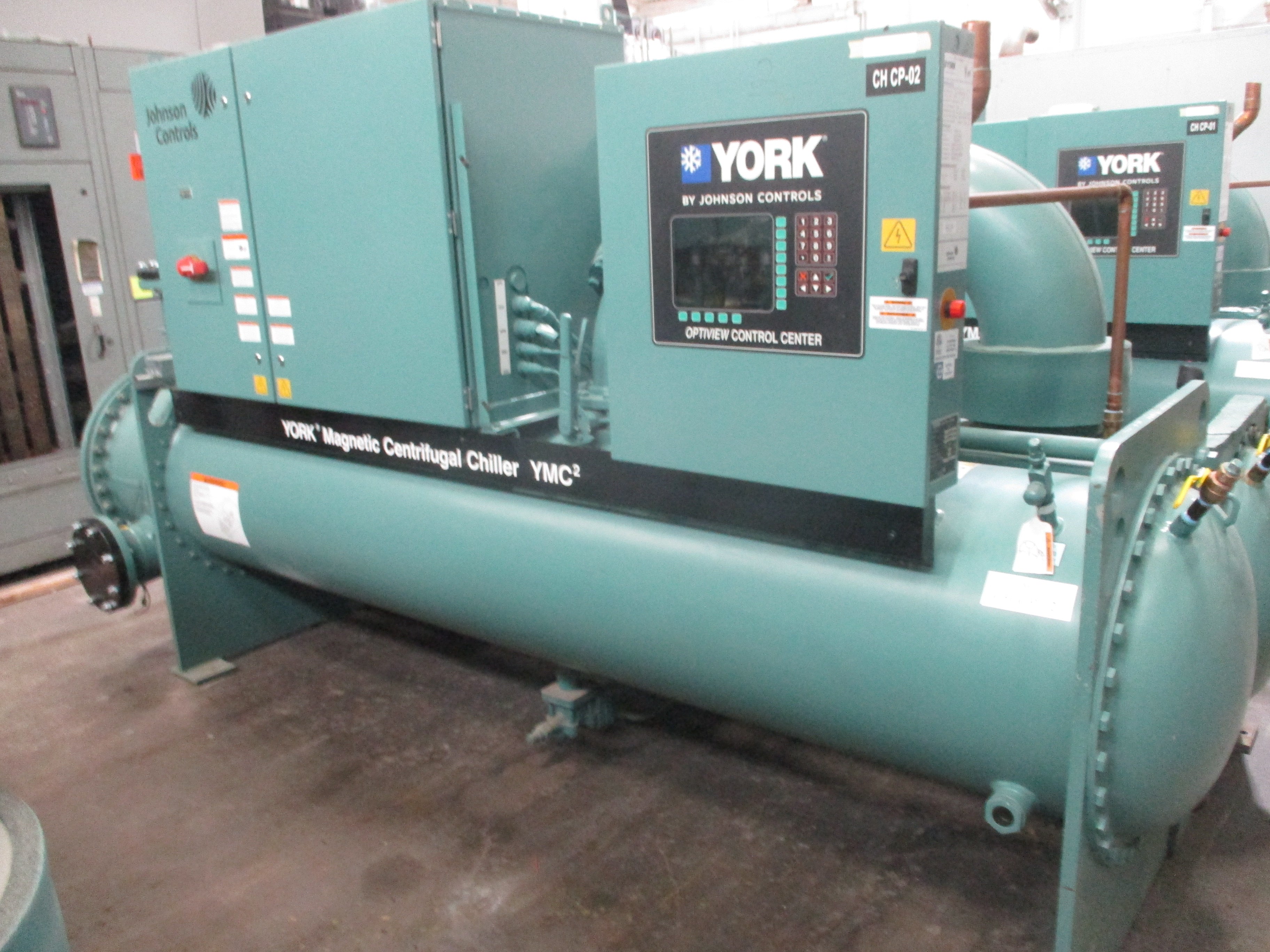 York YMC2 Water Cooled Chiller YMC2-S0879AA 250 ton 460V 3Ph R-134A 14,082 Opera