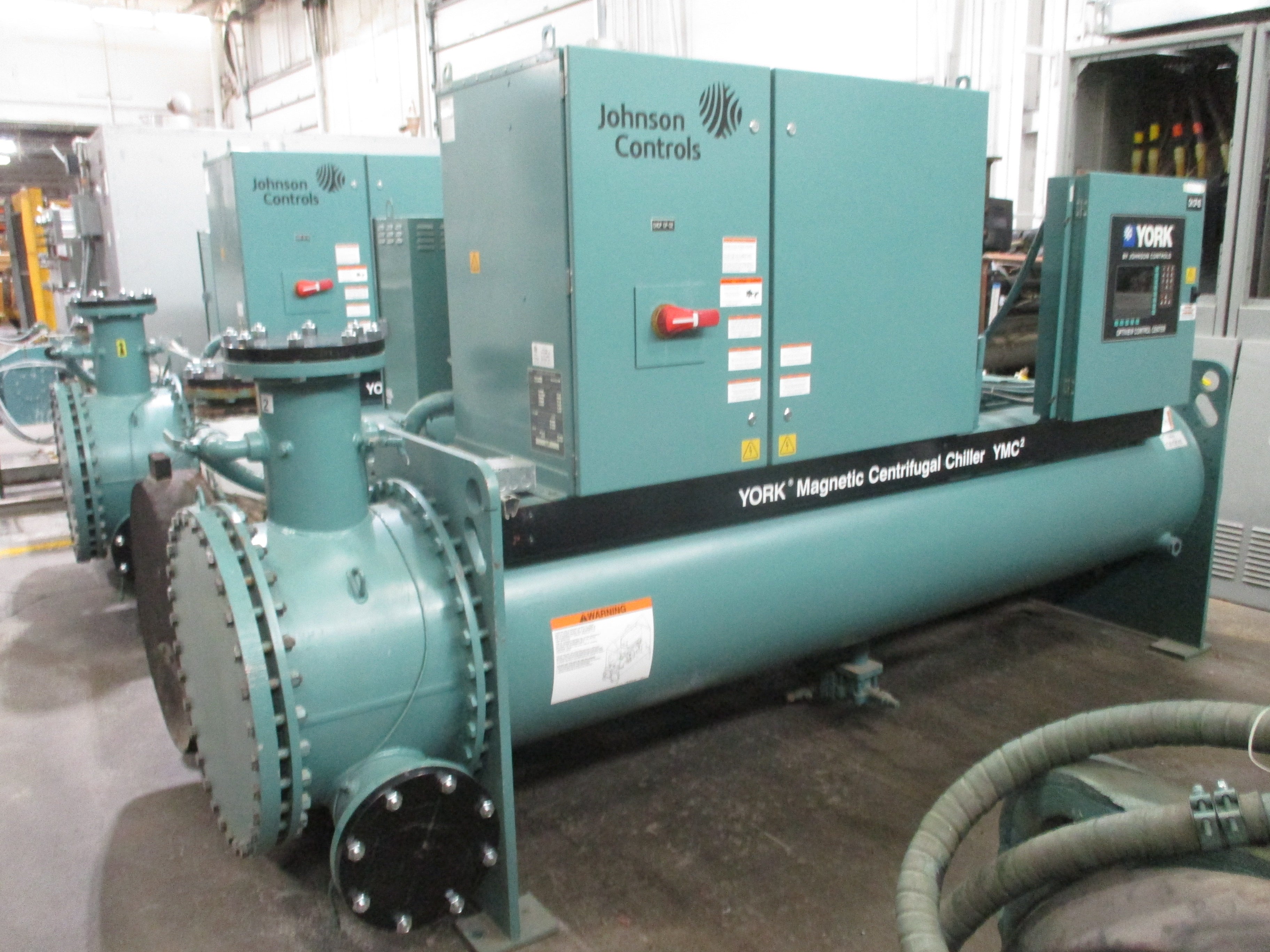 York YMC2 Water Cooled Chiller YMC2-S0879AA 250 ton 460V 3Ph R-134A 14,082 Opera