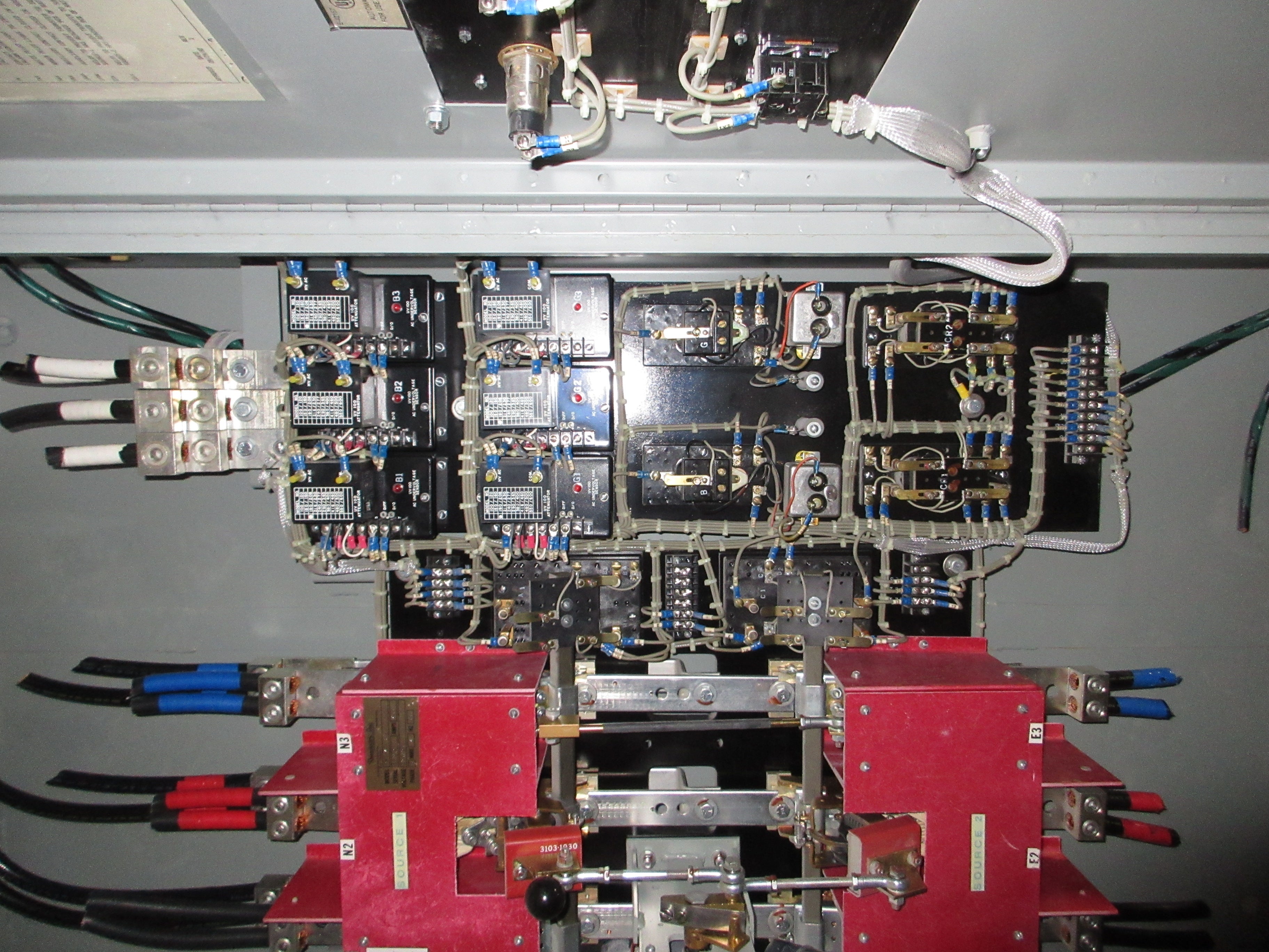 Russelectric Automatic Transfer Switch RMT-4003CE 400A 277/480V 3Ph 4W 60Hz Used