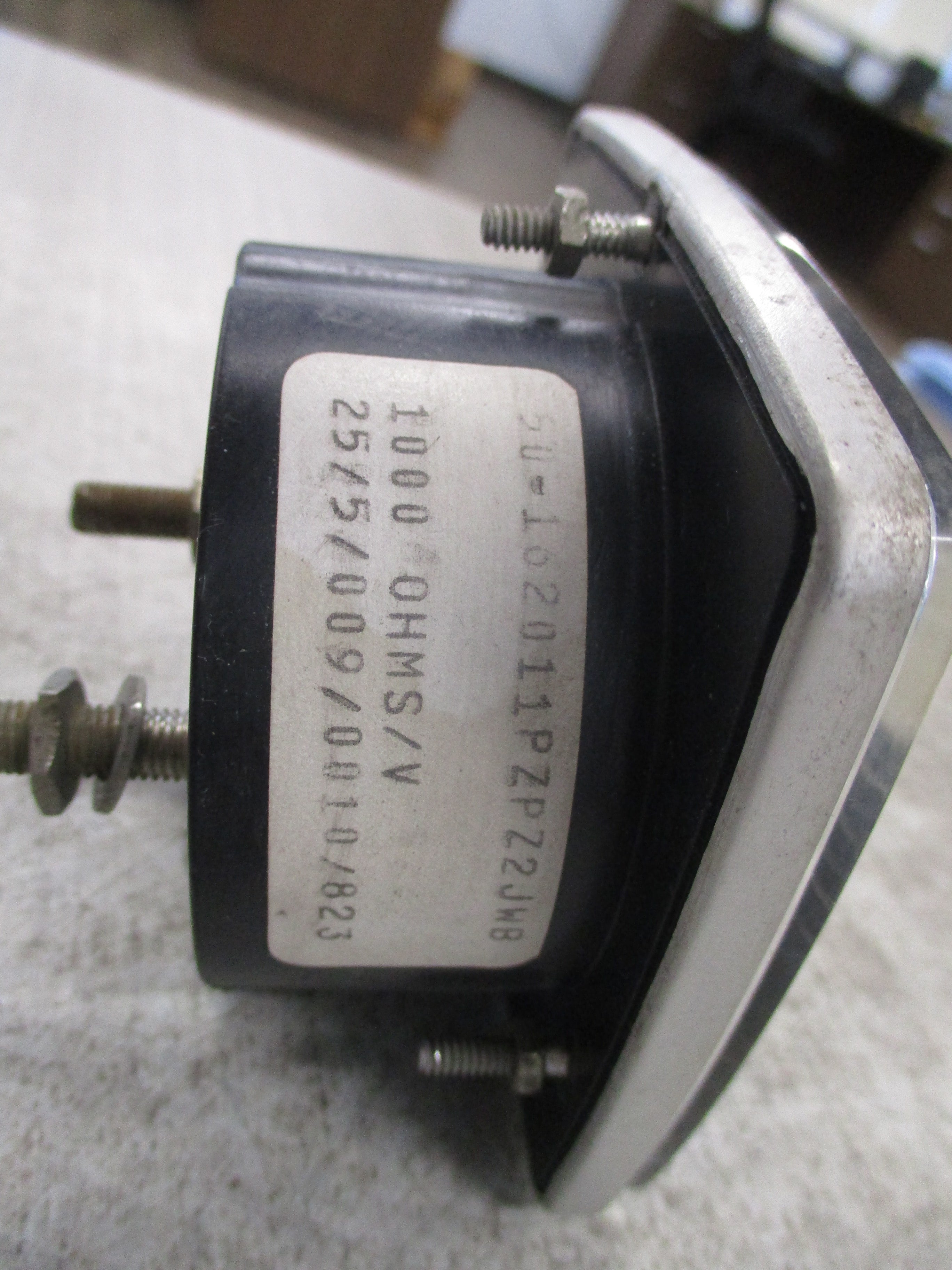 GE DC Voltmeter 50-162011PZPZ2JWB Range: 0-150V Used