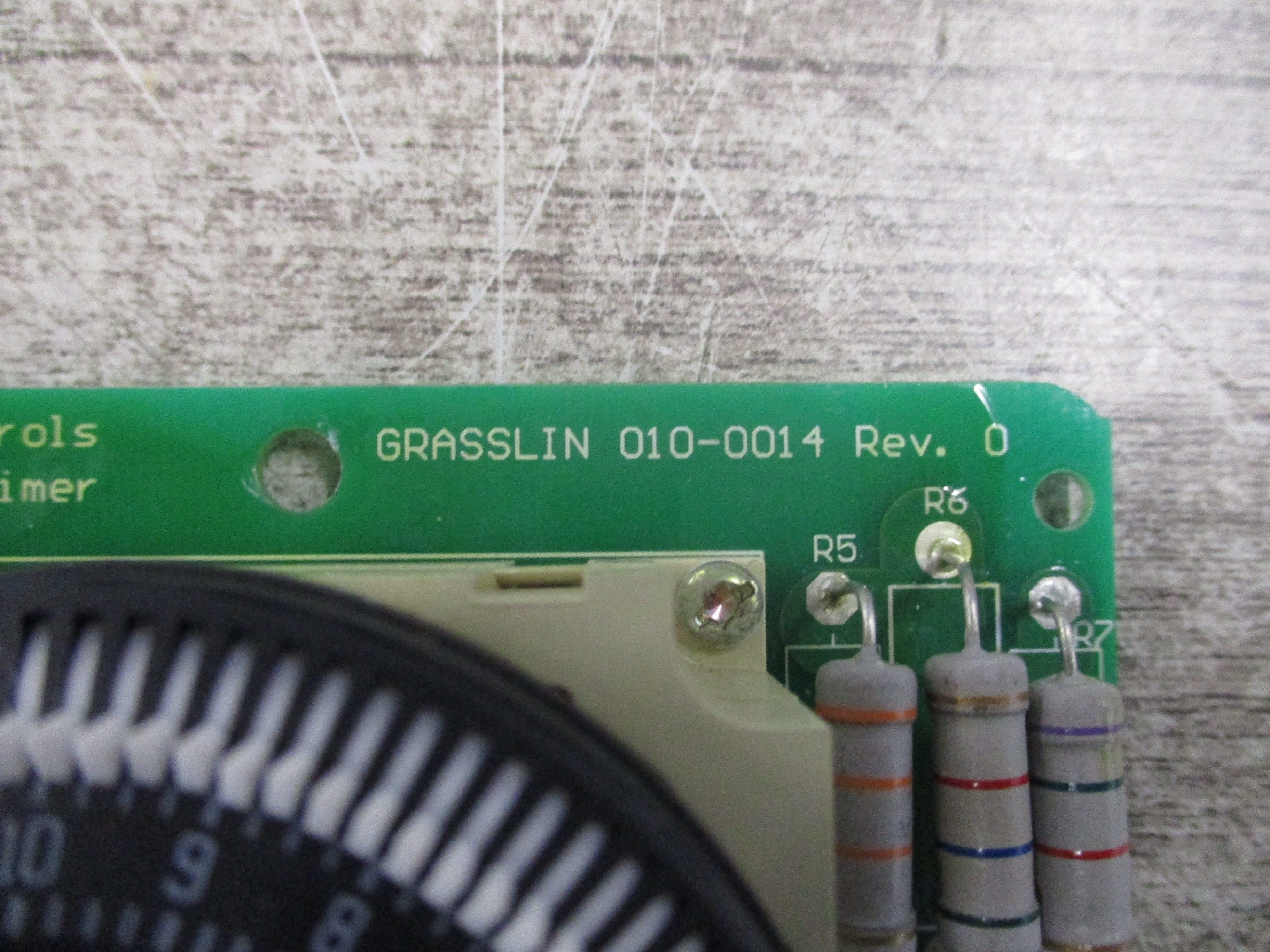 Grasslin 40A Defrost Timer 010-0014 Rev. 0 Used