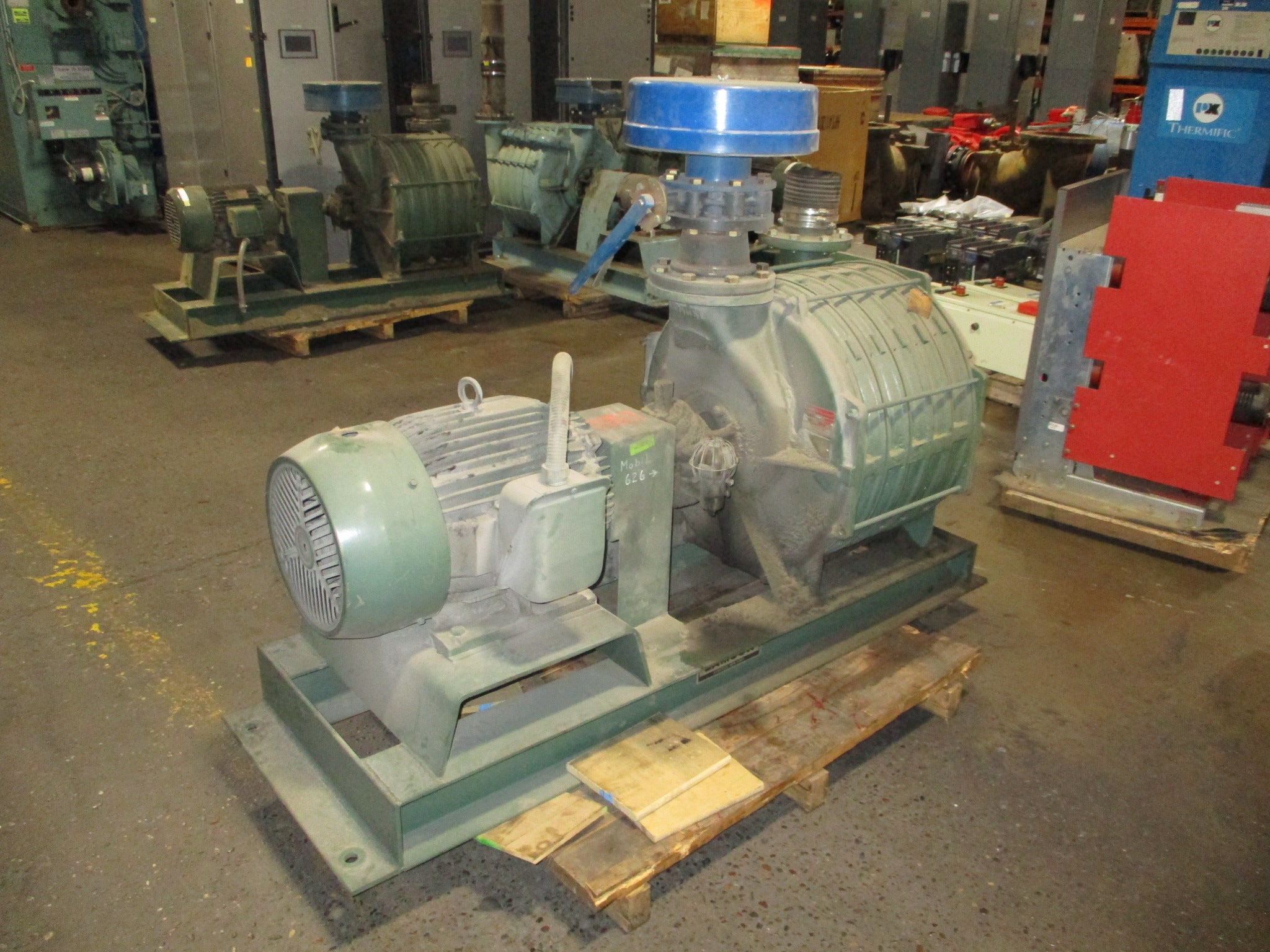 Lamson Centrifugal Blower 556-6-0-AD 40HP 3560RPM 230/460V 60Hz Used