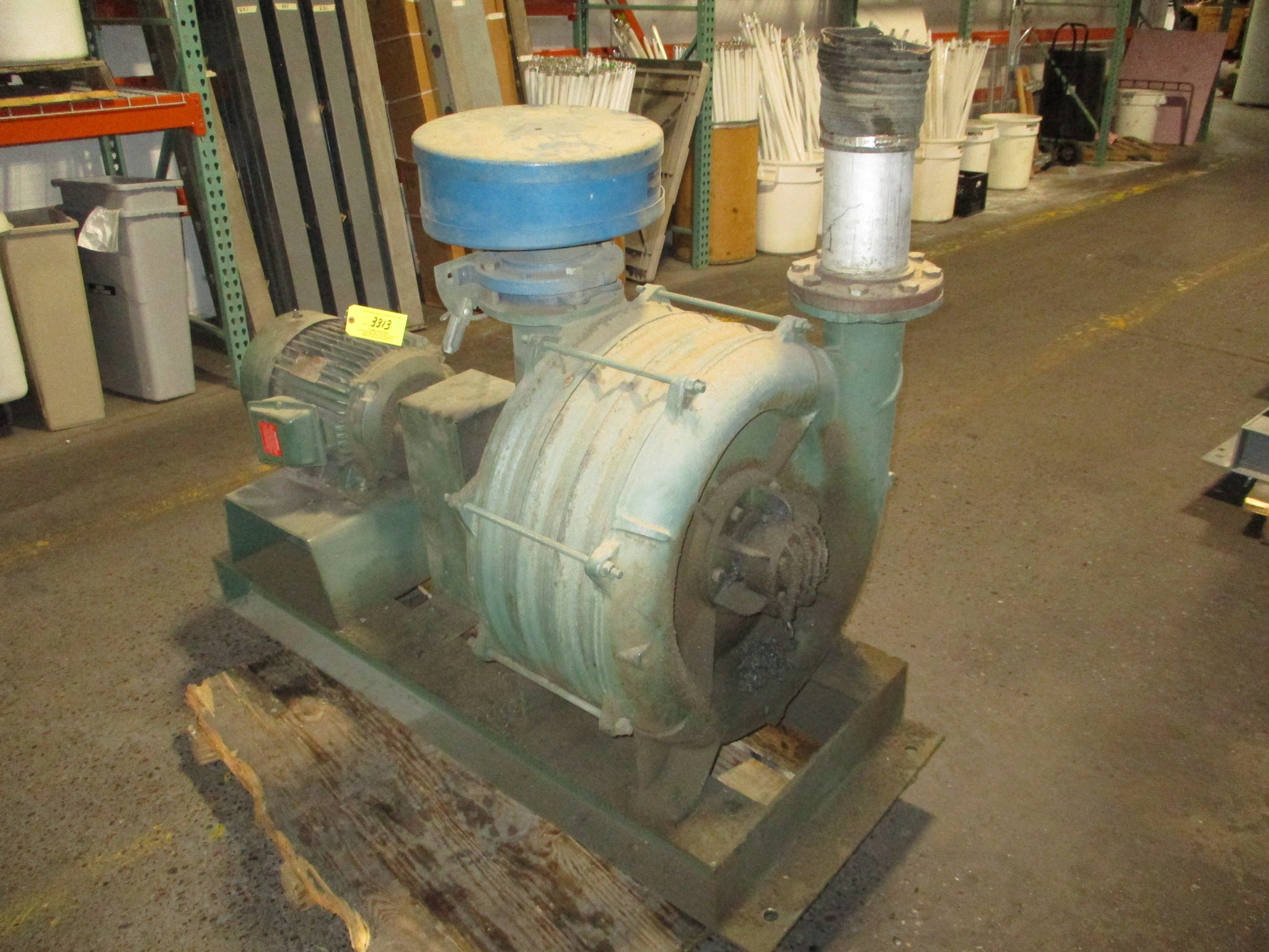 Lamson Centrifugal Blower 514-4-0-AD 20HP 3510RPM 230/460V 3Ph 60Hz Used