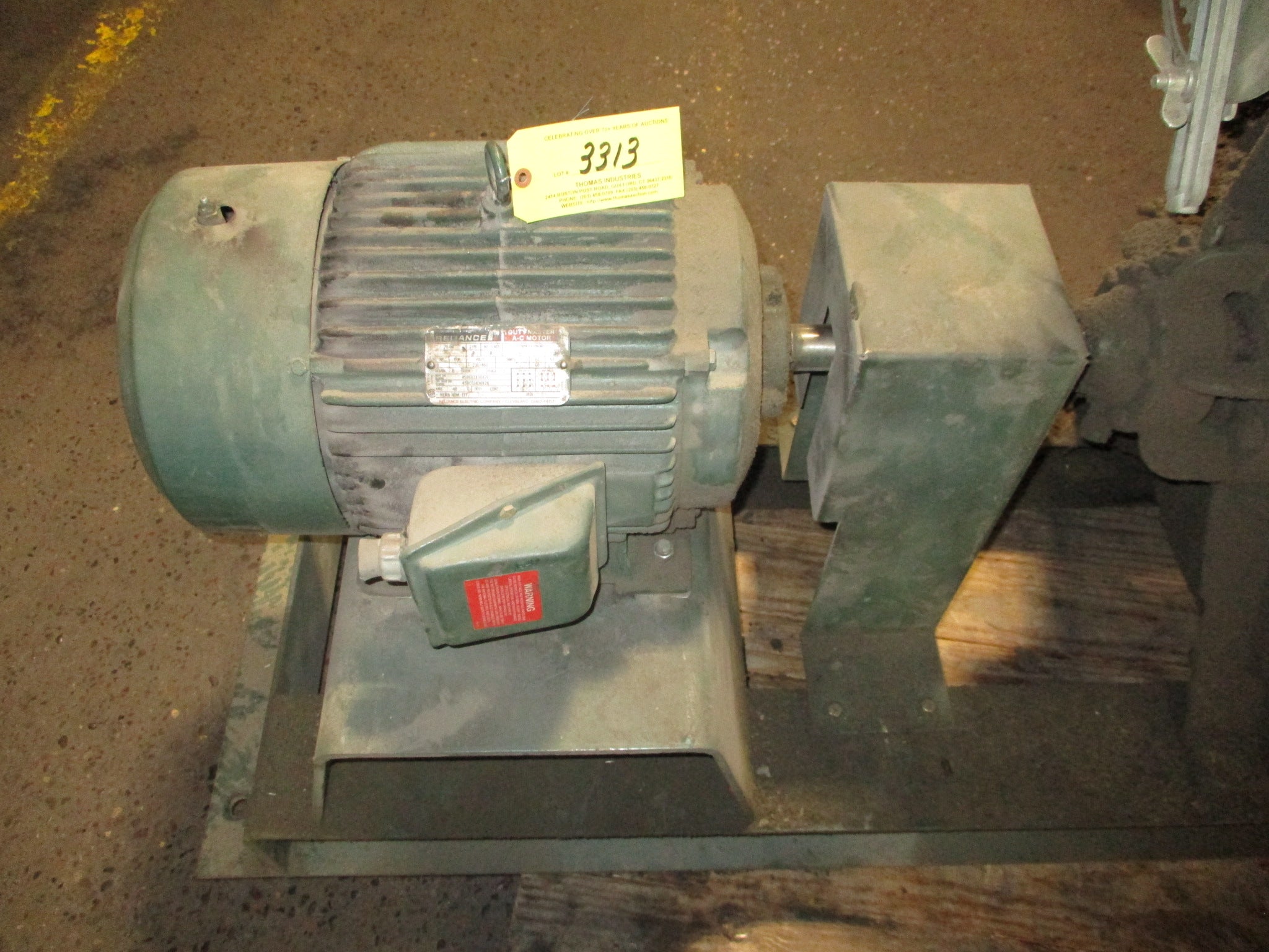 Lamson Centrifugal Blower 514-4-0-AD 20HP 3510RPM 230/460V 3Ph 60Hz Used