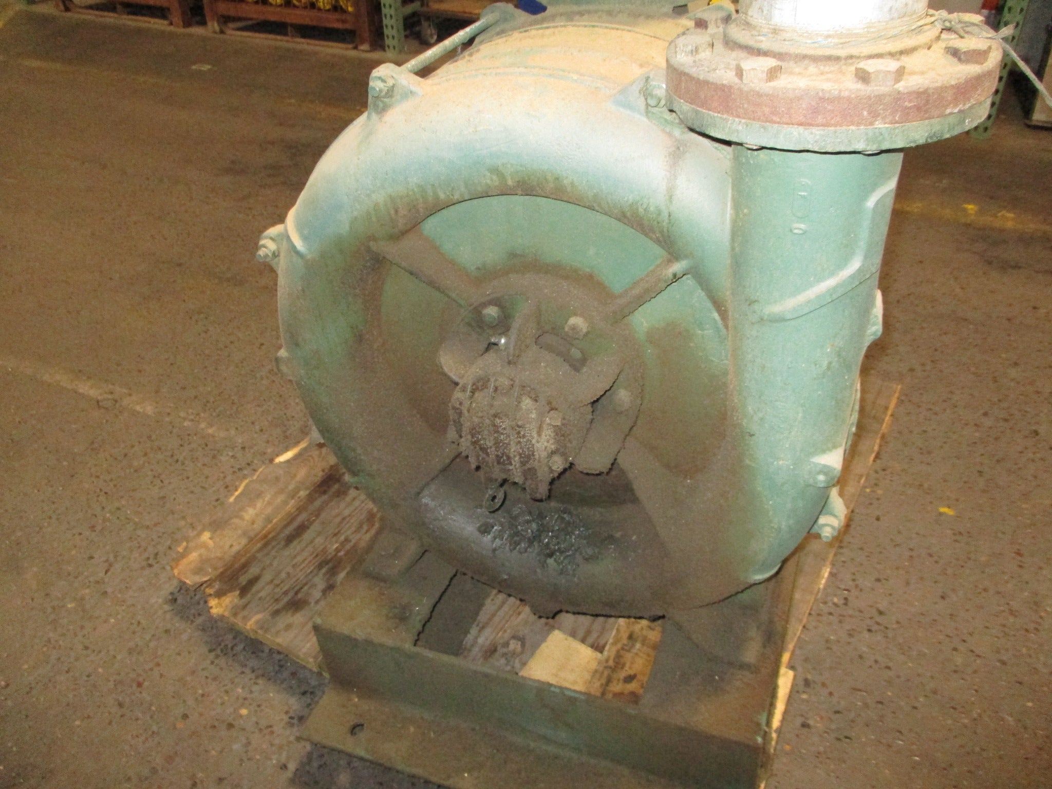 Lamson Centrifugal Blower 514-4-0-AD 20HP 3510RPM 230/460V 3Ph 60Hz Used