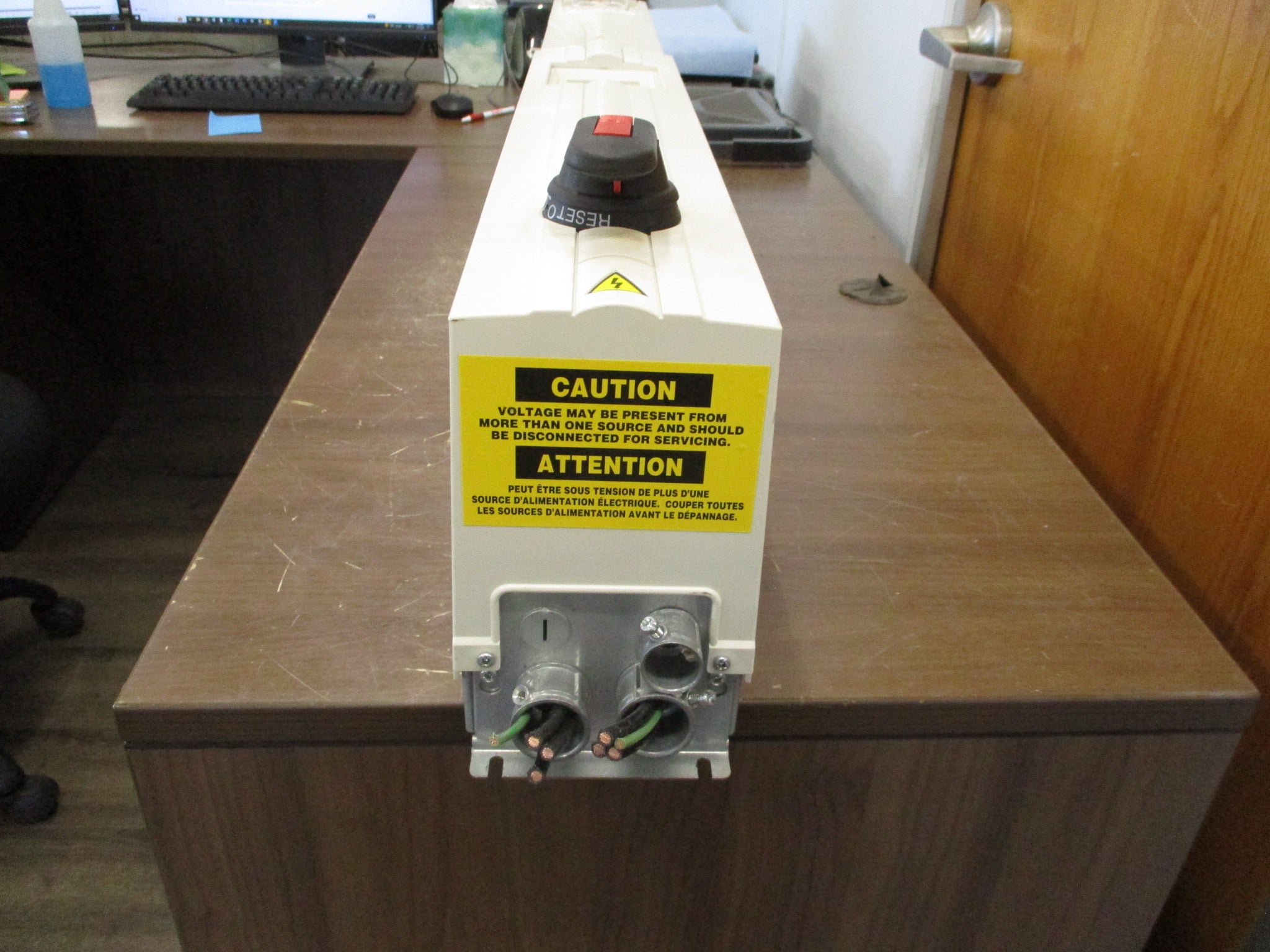 ABB ACH550 AC Drive w/ Bypass ACH550-VCR-023A-4+F267 15HP 3Ph w/ Keypad Used