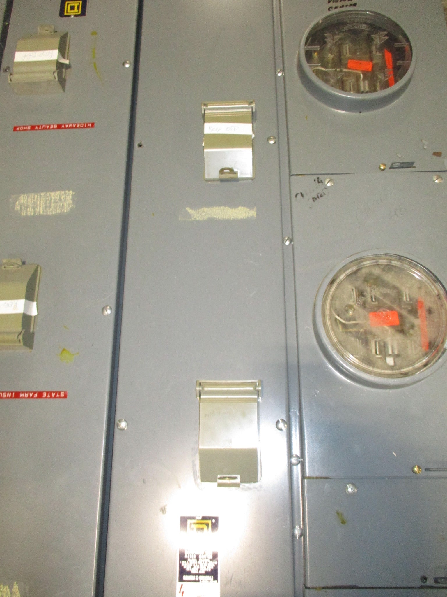 Square D EZ Meter-Pak Meter Stack EZM 742-200R Ser. 2 1200A 2-Position Used