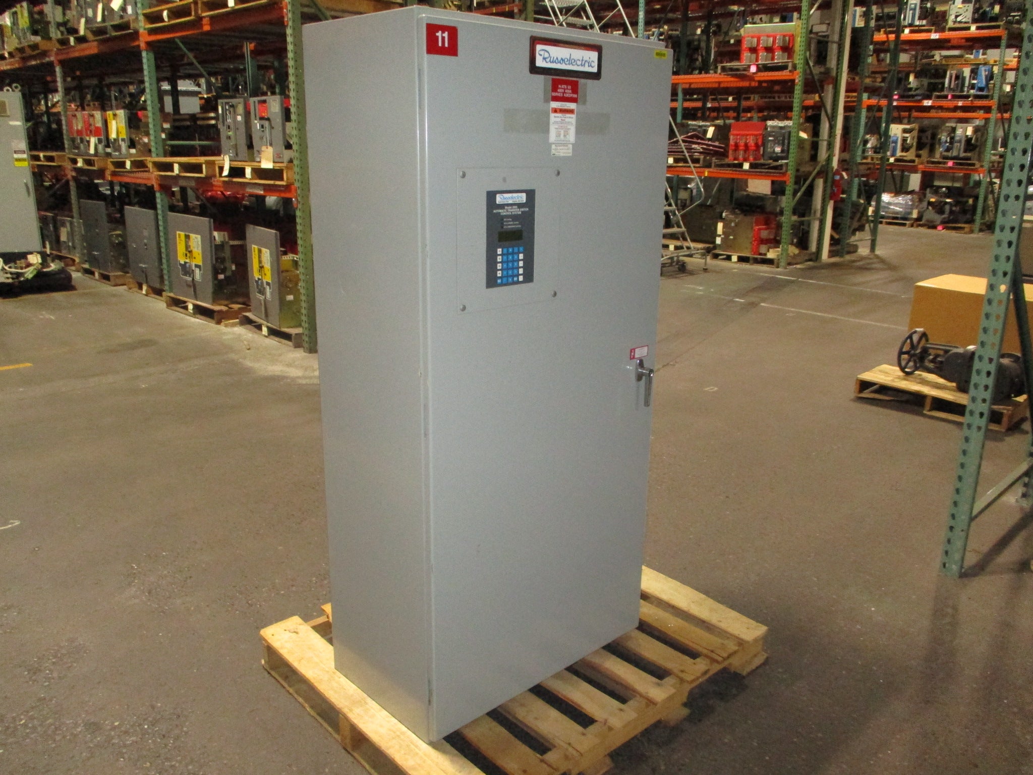 Russelectric Automatic Transfer Switch RMTD-4004CE 400A 277/480V 3Ph 4W 60Hz